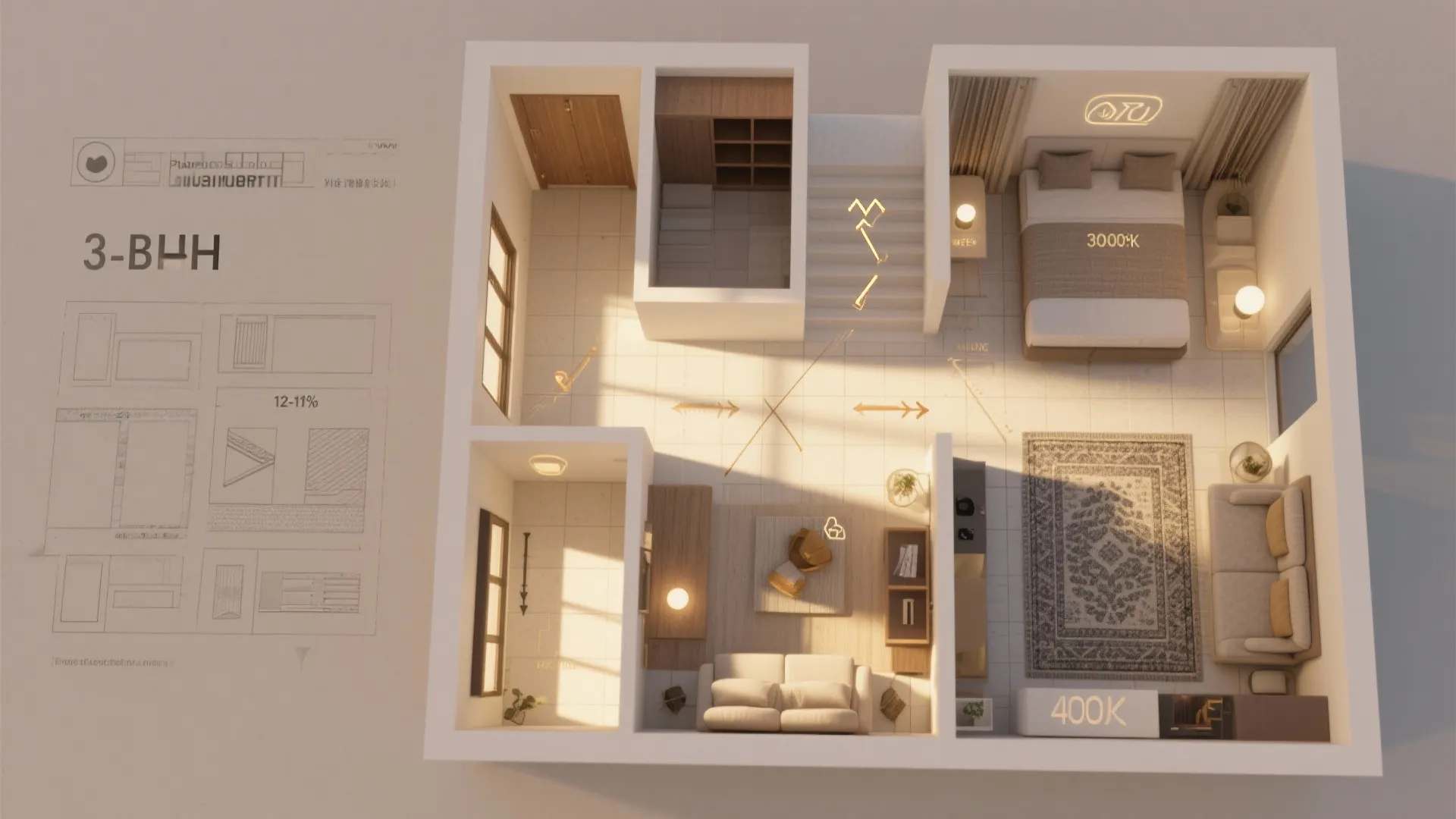 How I Plan a 3 BHK on SG Highway: A Quick Workflow