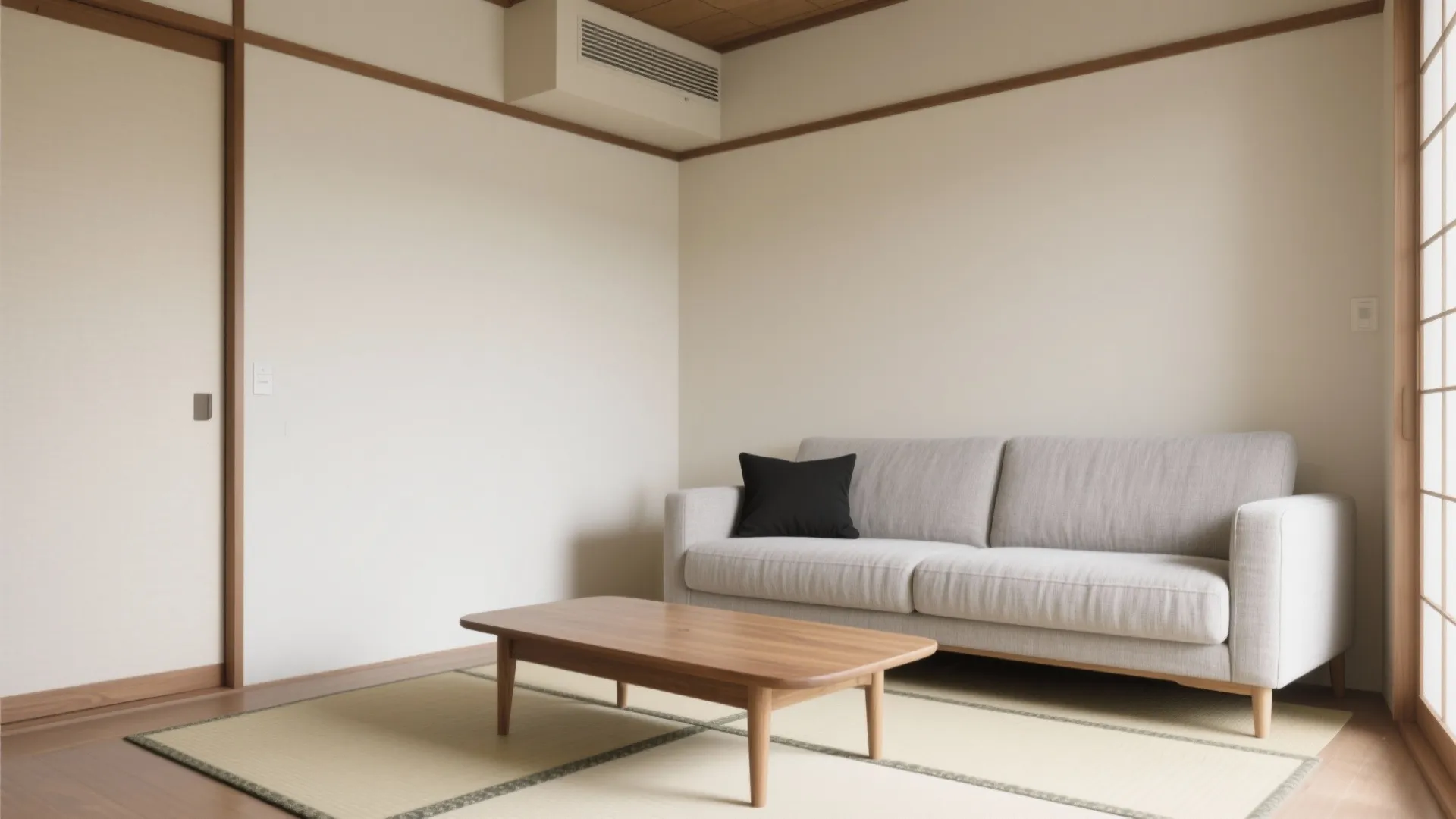 色と素材は“3色+1木”でまとめる：日式風格の静けさで体感を広く