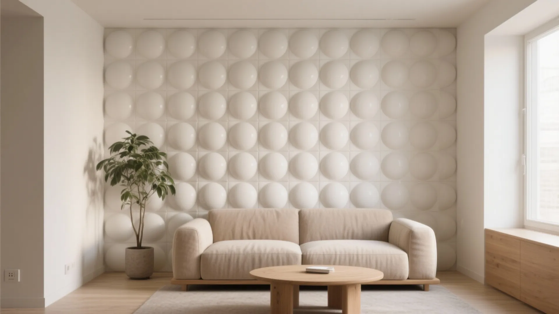 3D Bubble Wall Panels for Depth and Acoustics