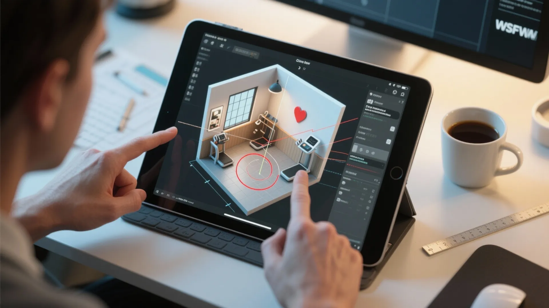 5. Visualize Your Cardio Corner with a 3D Mockup