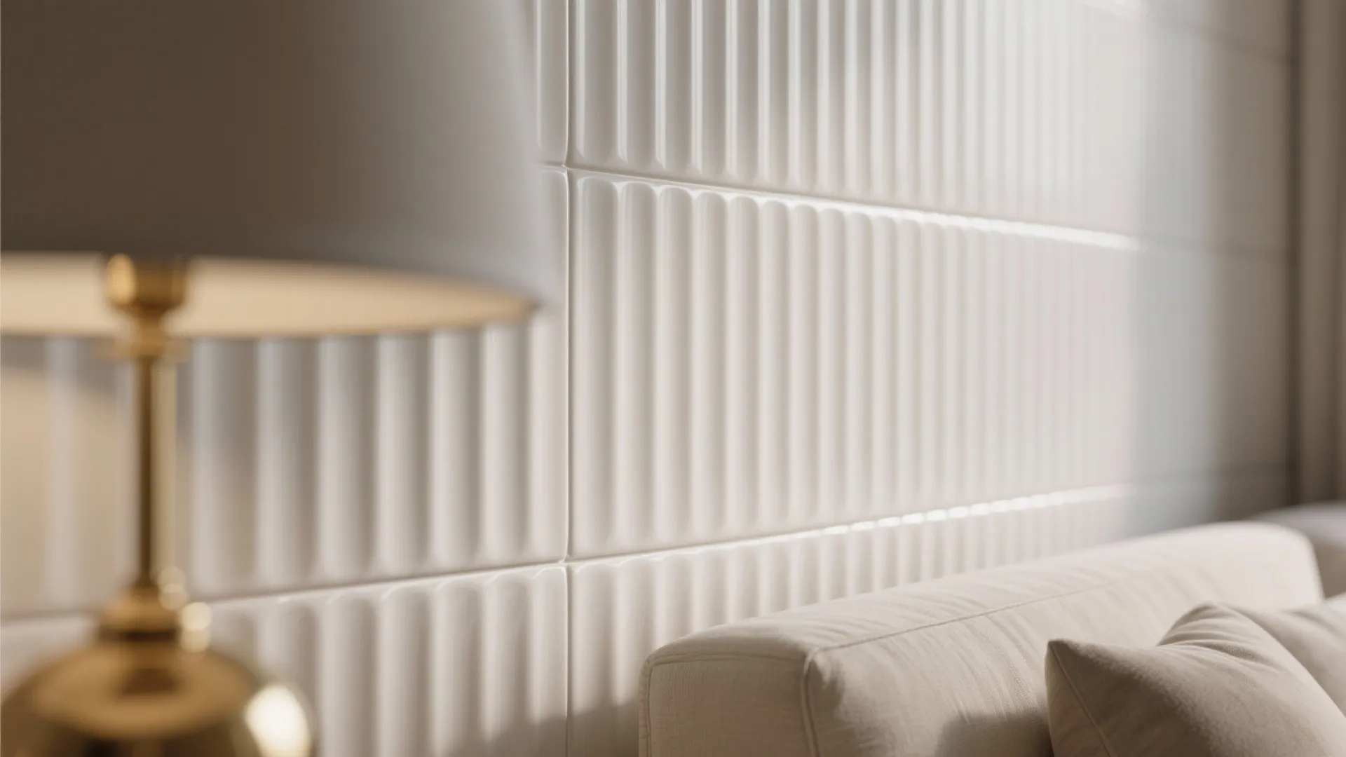 Textured 3D Ceramic Tiles to Add Depth and Soften Acoustics