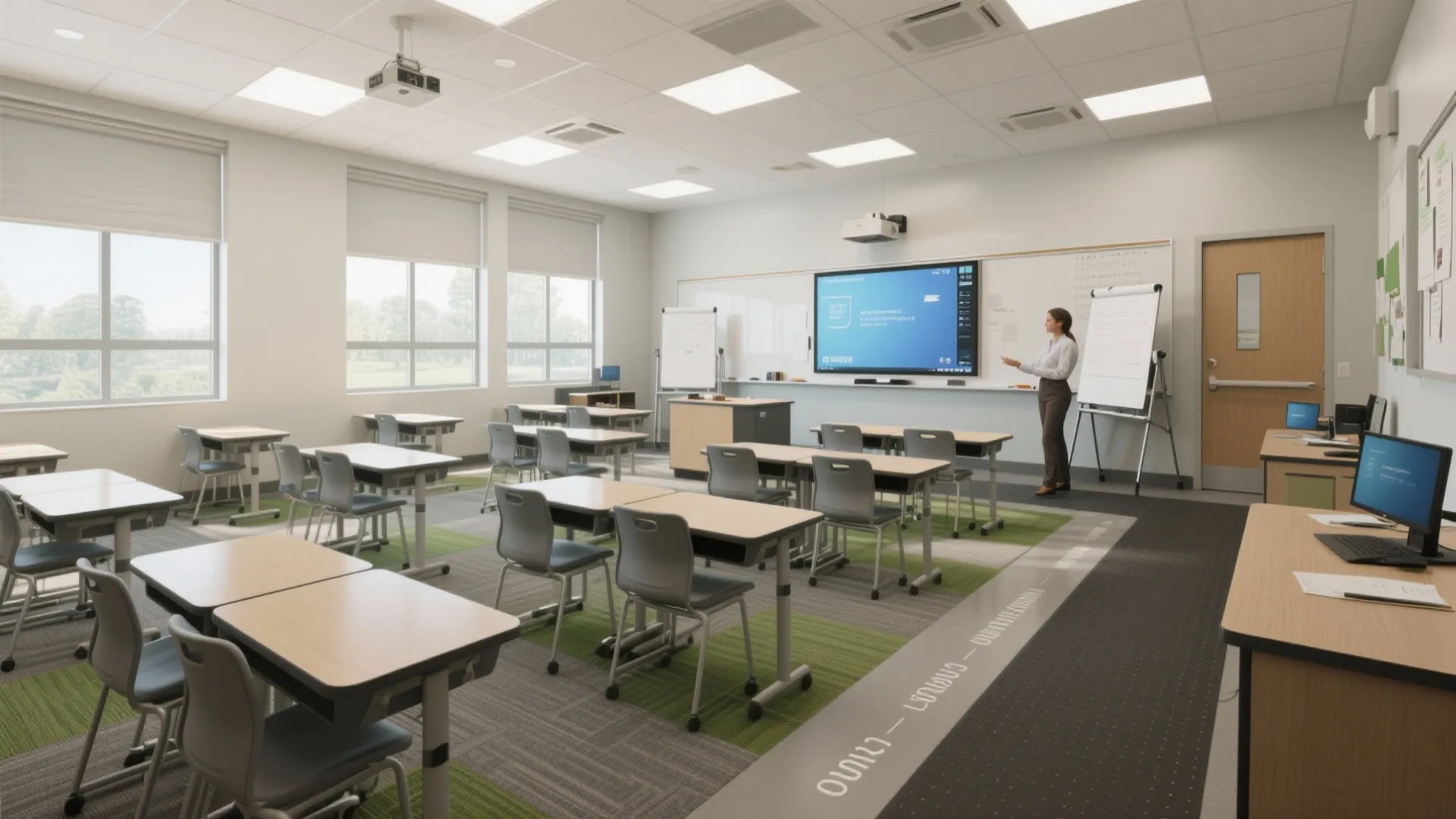 Class Room 3D Model: Transforming Learning Spaces Made Simple: 1 Minute to Visualize Your Dream Classroom in 3D