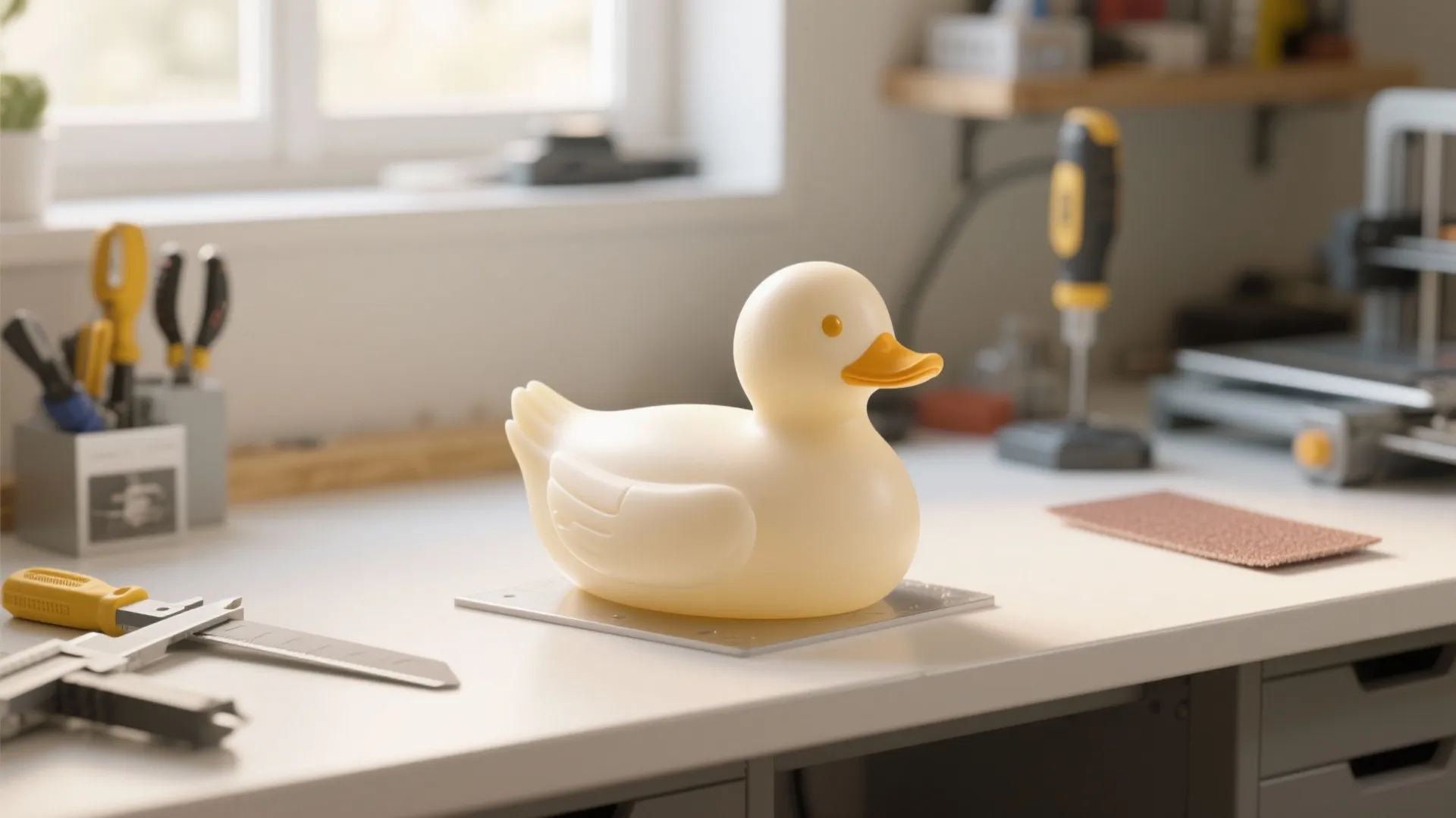 Charming 3D Duck STL: Lifelike 3D Duck STL: Perfect Detail for Any Scene