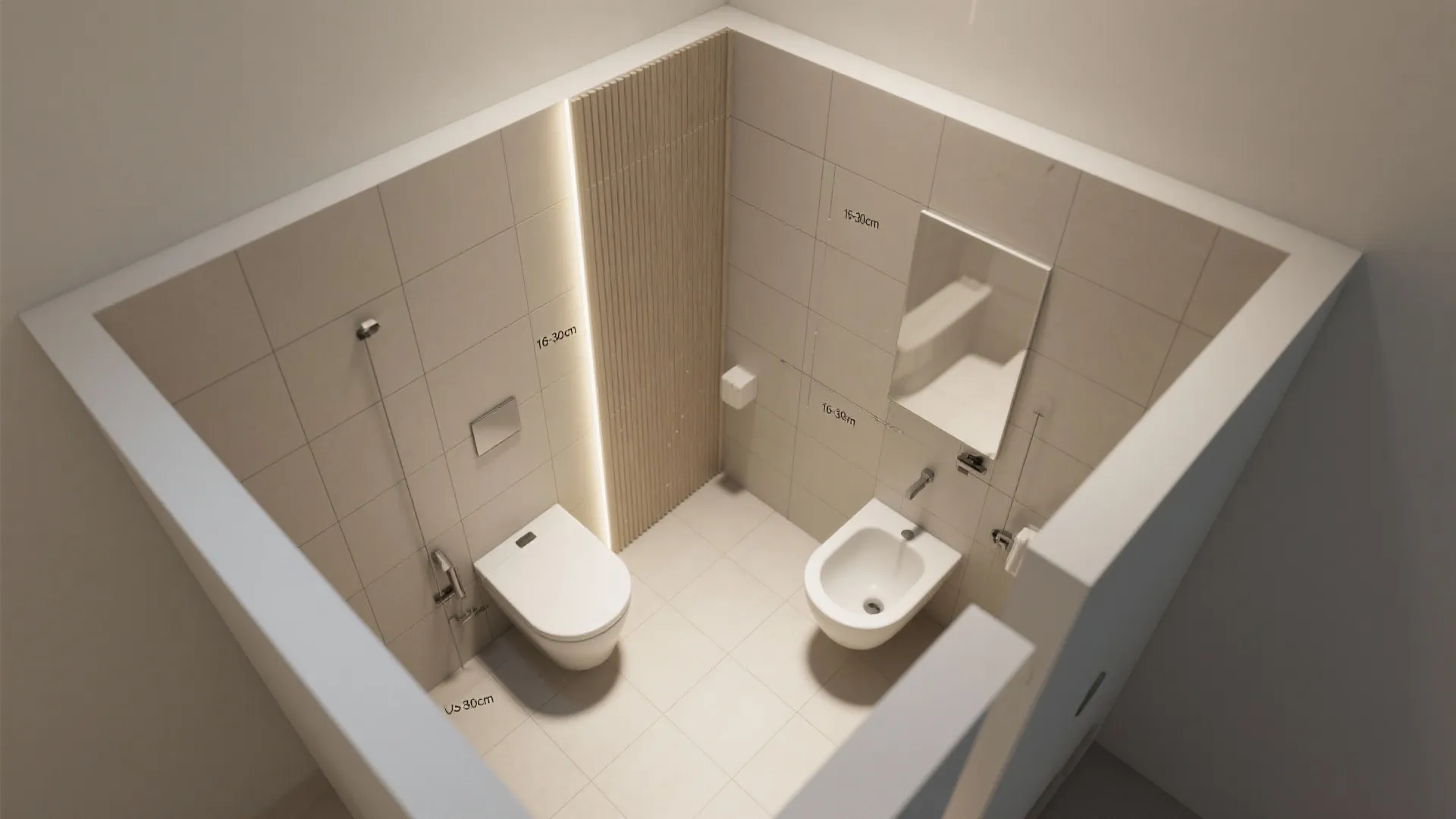 3D Sculptural Tiles as a Feature Wall