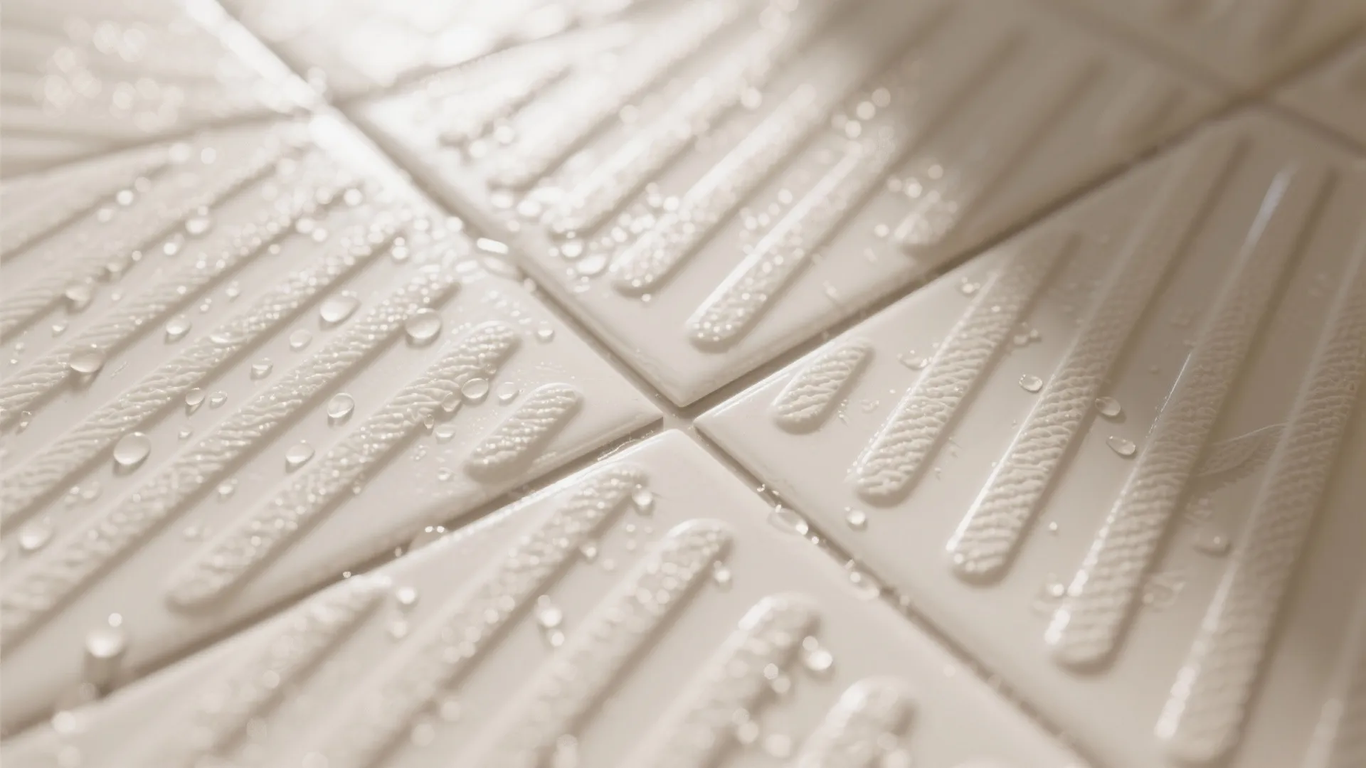 3) Anti-Slip 3D Textured Floor for Wet Zones