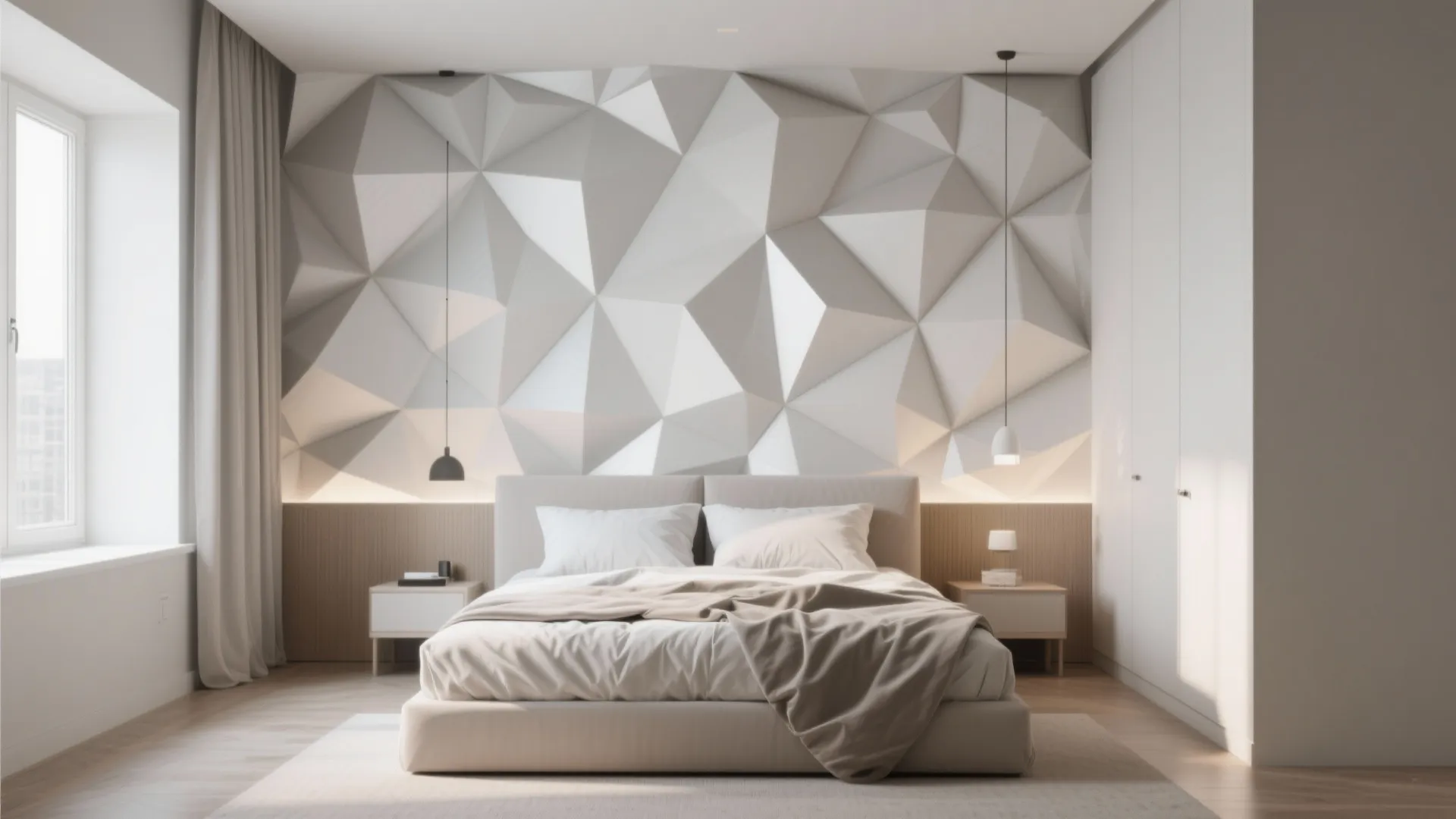 Illusion of Depth with Geometric Patterns