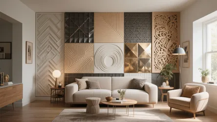 5 Stunning Ideas for 3D MDF Wall Panel Design