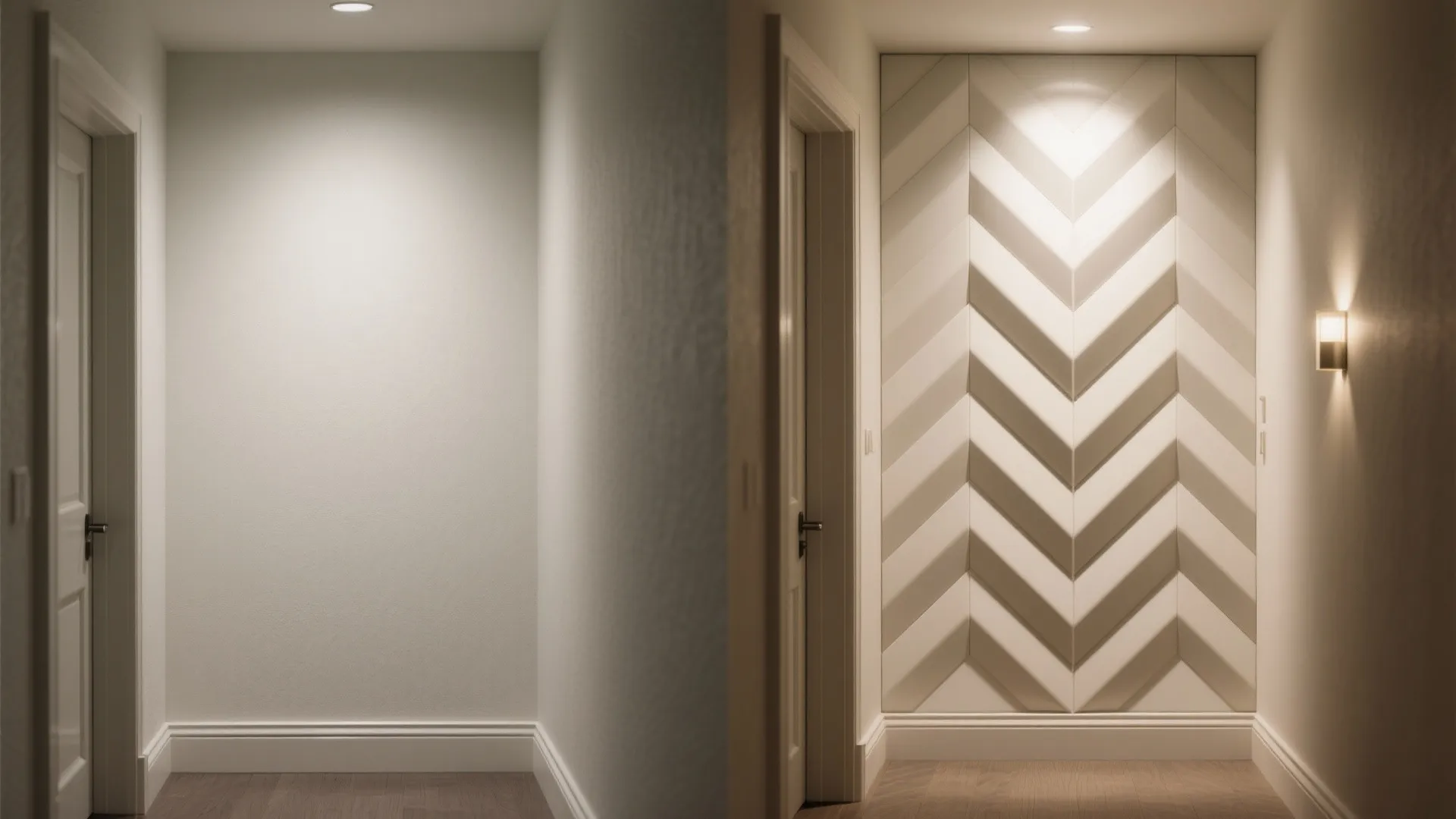 Geometric 3D Panels for a Bold Focal Wall