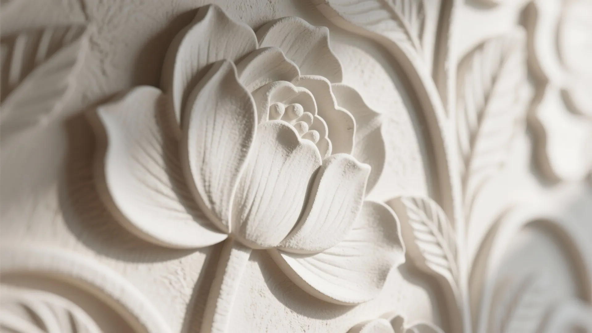 3D Textured Flower Wall Panels
