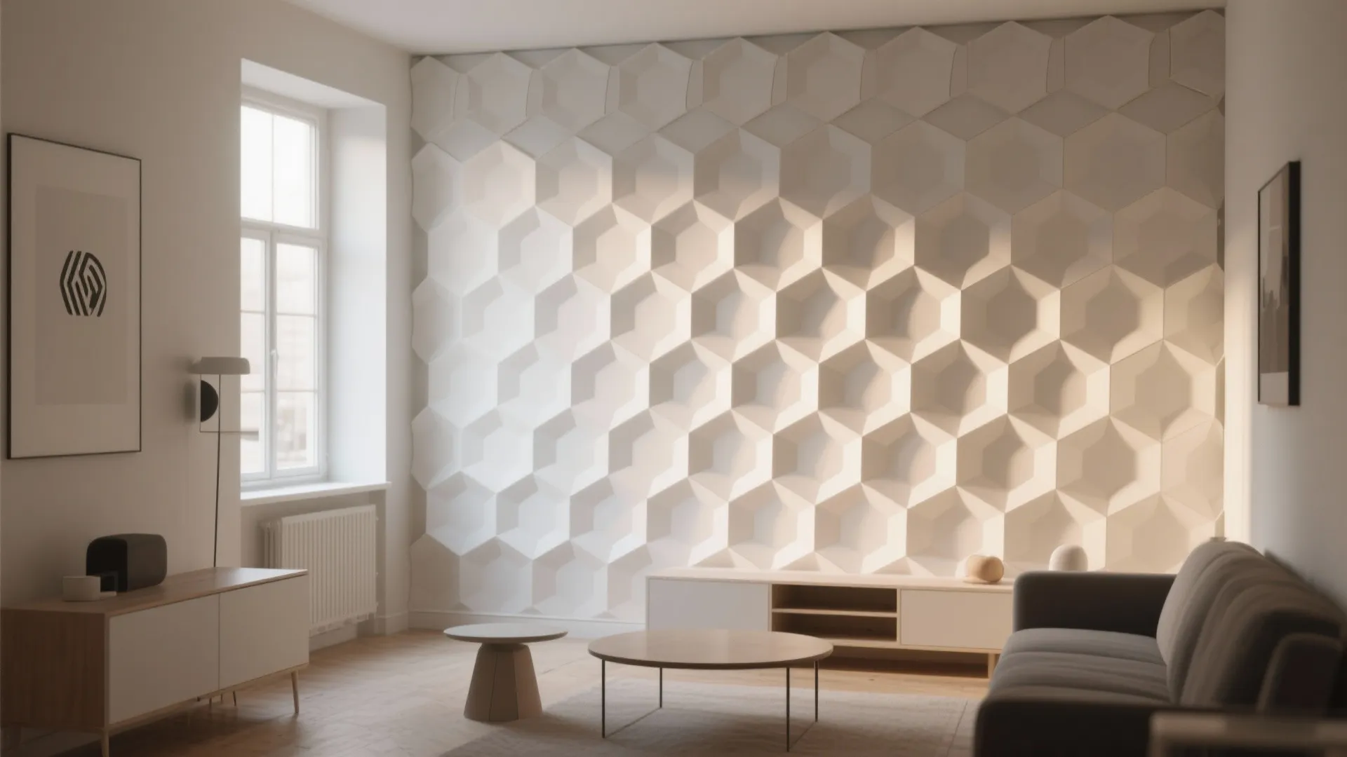 3D Paper Wall Texture Panels