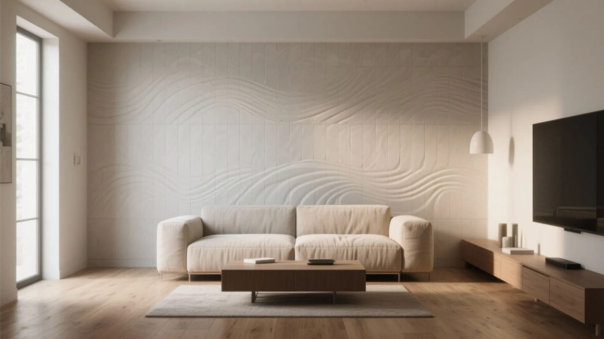 Textured 3D Porcelain Tiles for Subtle Depth