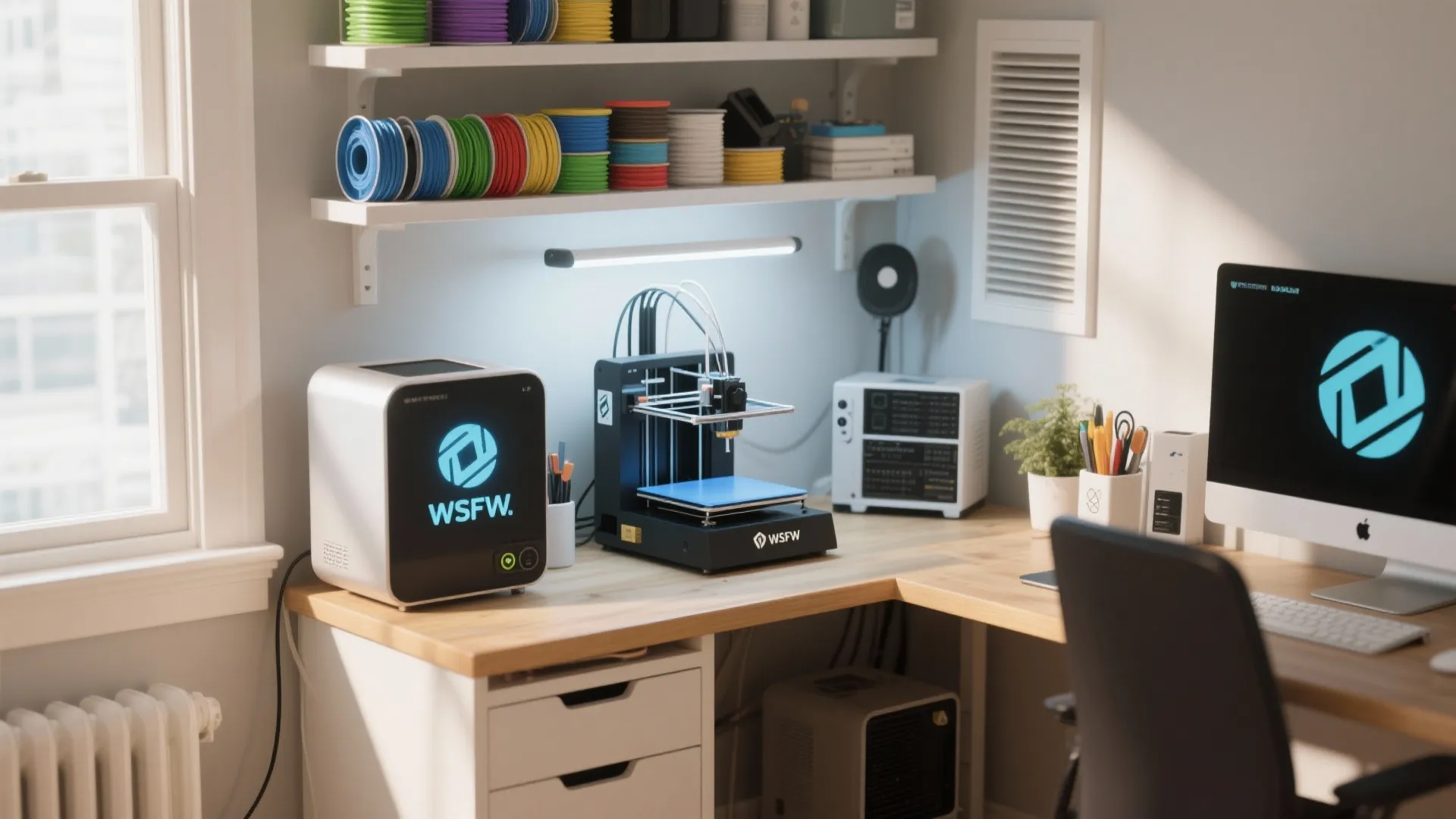 9. Compact 3D Printing Zone