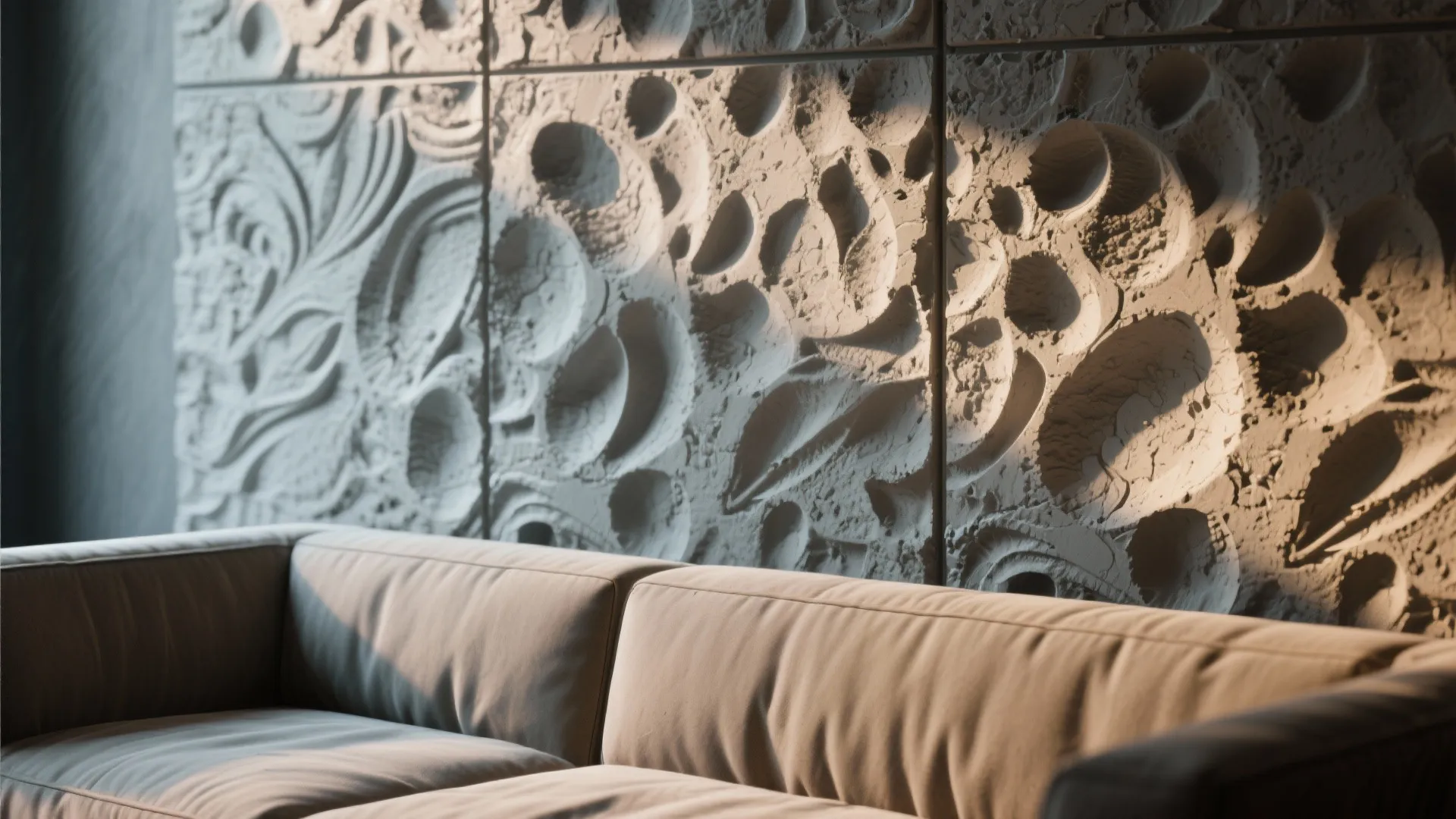 4. Textured 3D Panels for a Statement Wall