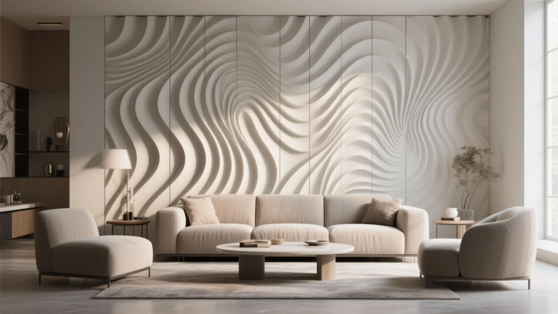 3D Textured PVC Panels