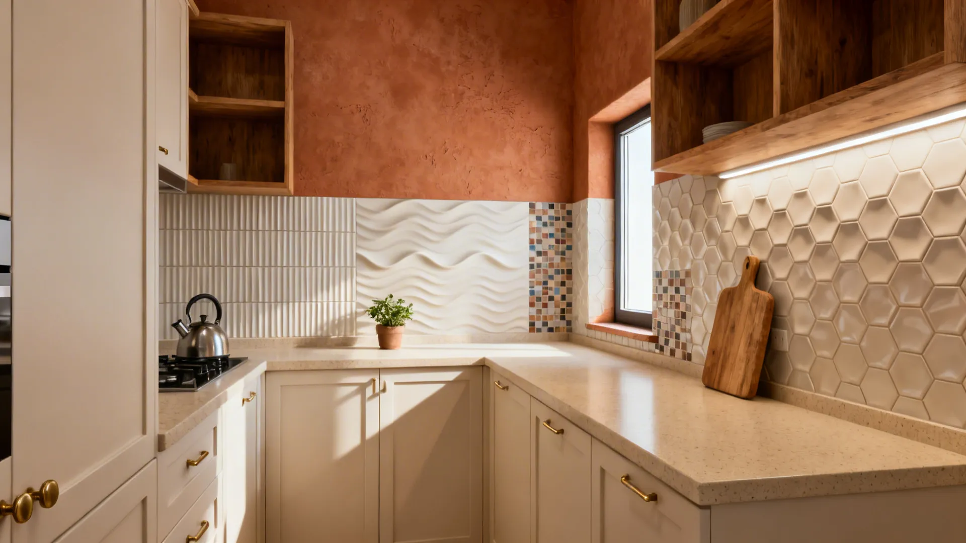 3D tiles design for kitchen: 5 ideas that work