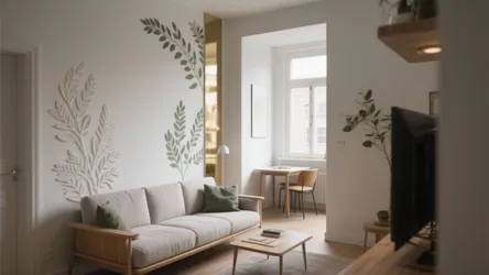 3D Wall Sticker Design: 5 Small-Space Ideas