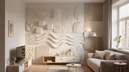 5 Inspiring 3D Wall Putty Designs for Small Spaces