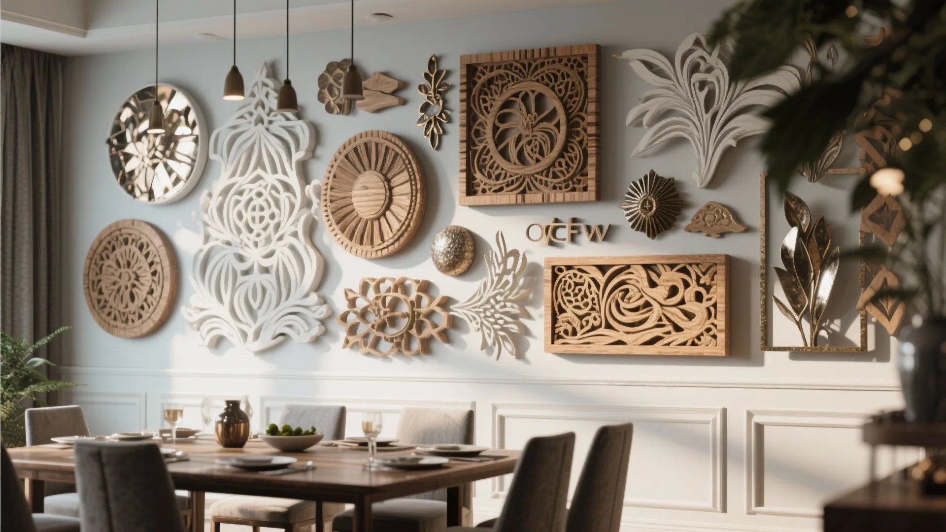 9. 3D Wall Sculptures
