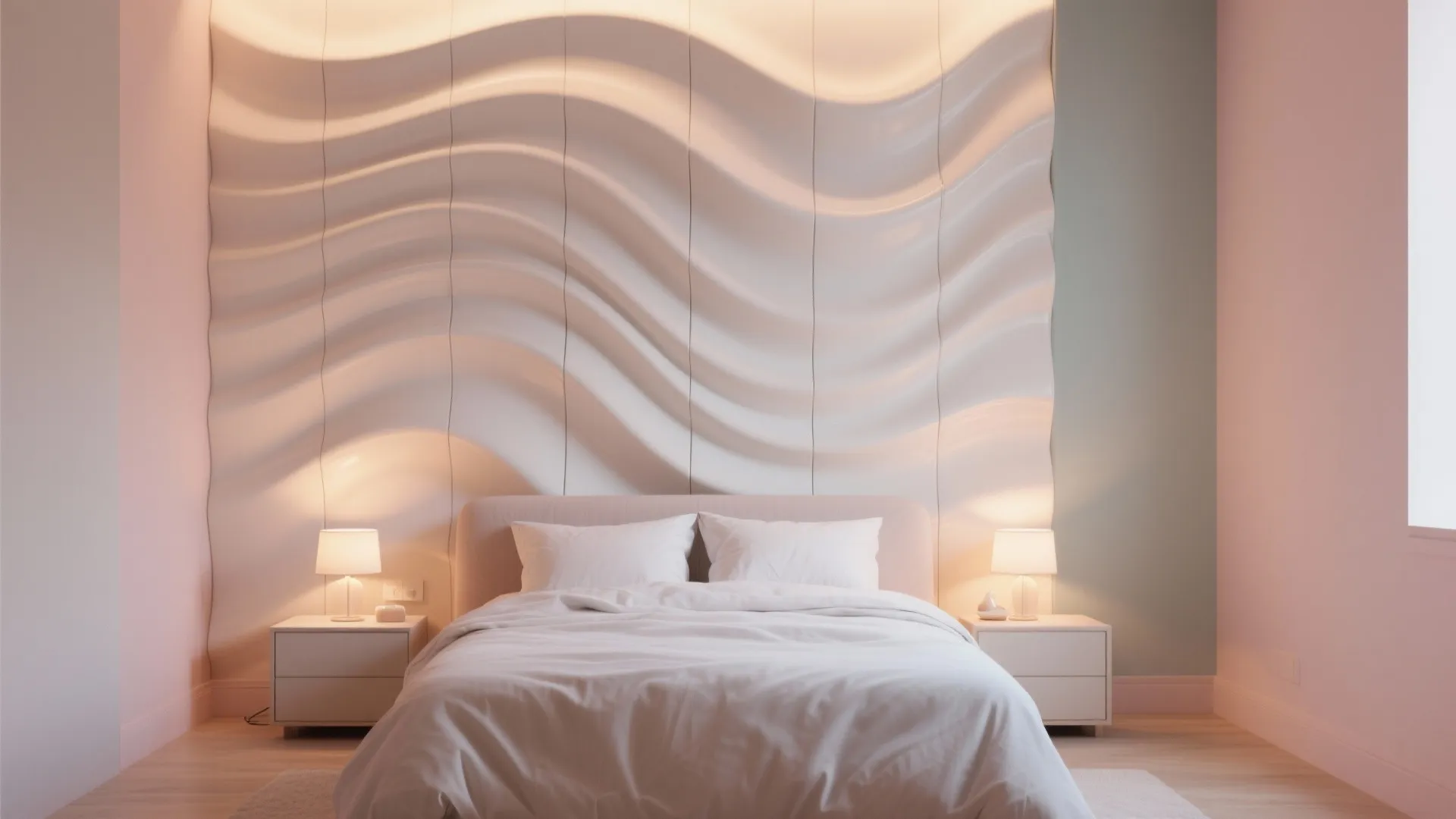3D Wave Pattern PVC Panels