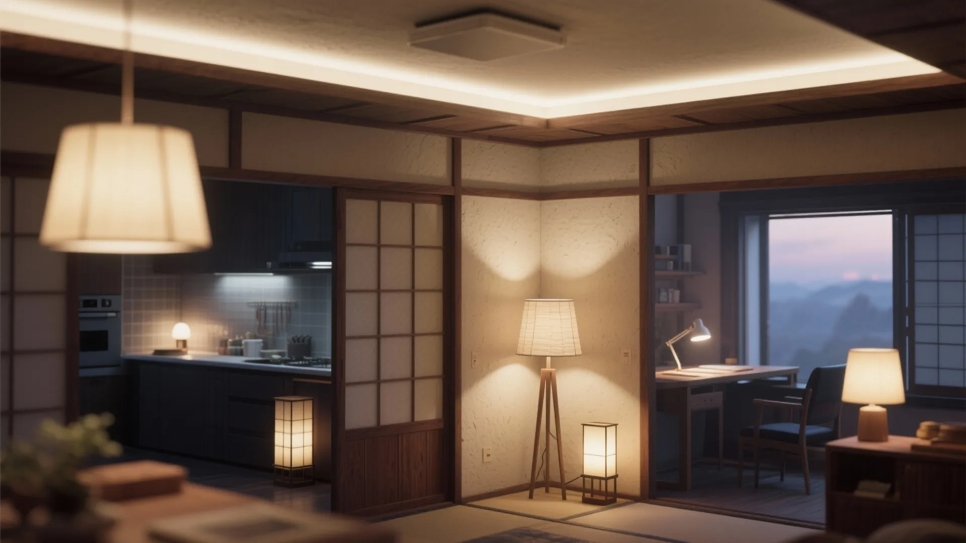 Tips 4: 光のレイヤーを3段で設計｜京都の町家に学ぶ“面と点”のバランス