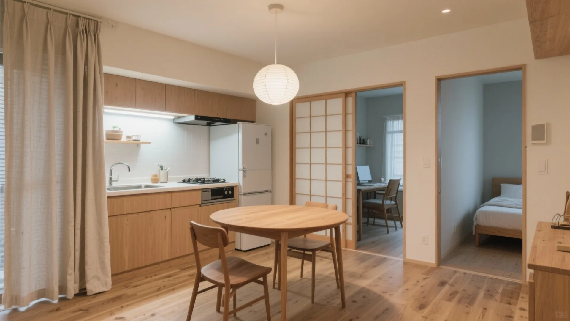 Tips 1: 3DK二人暮らしレイアウトは“1公2私”でゾーニングする