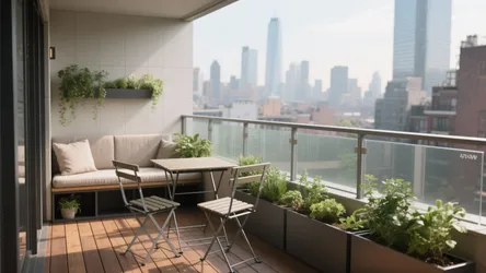 5 smart ideas for 3 feet balcony design