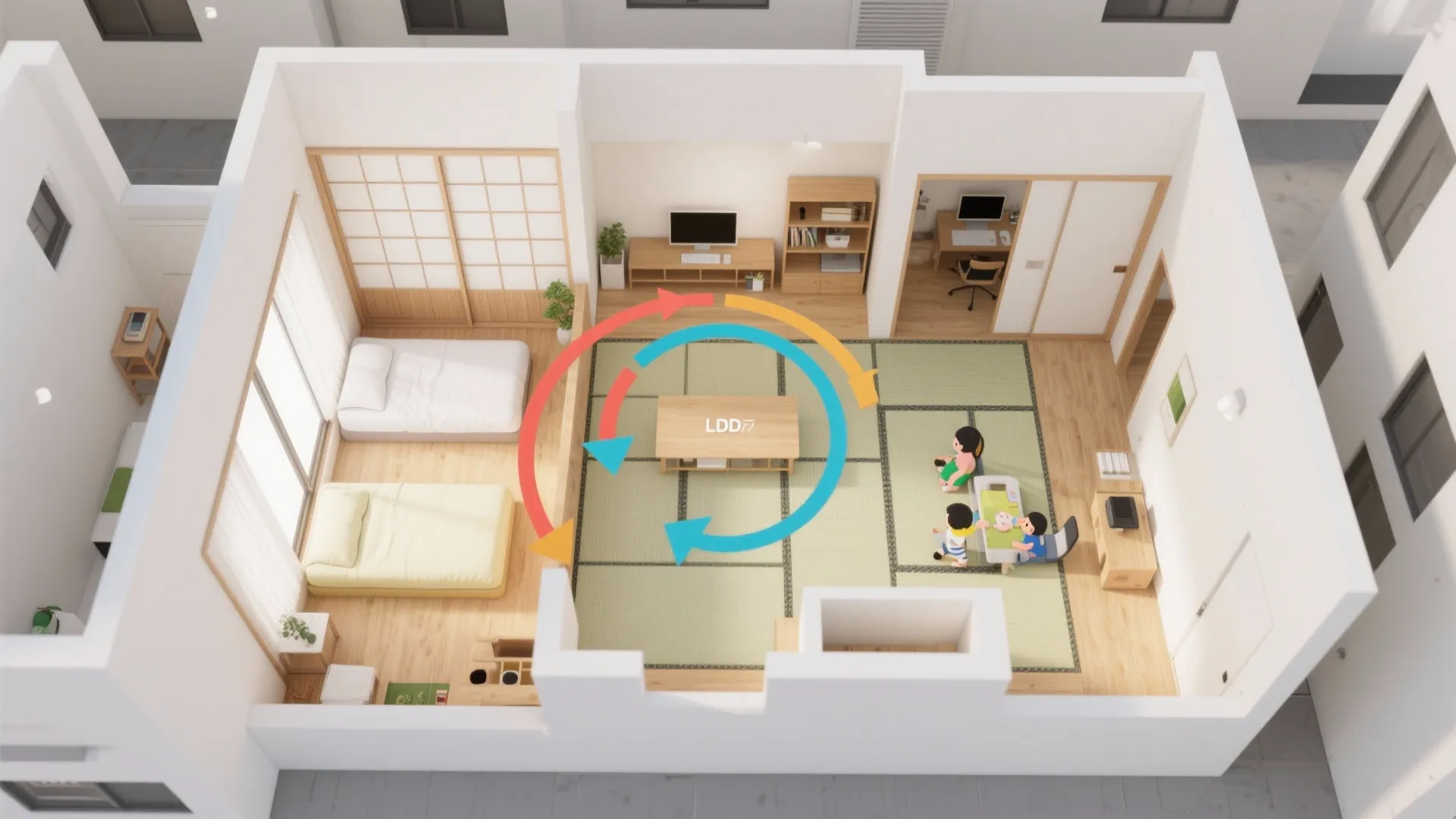 Tips 1: 3LDKの意味を生活単位で再定義（東京小戸型）