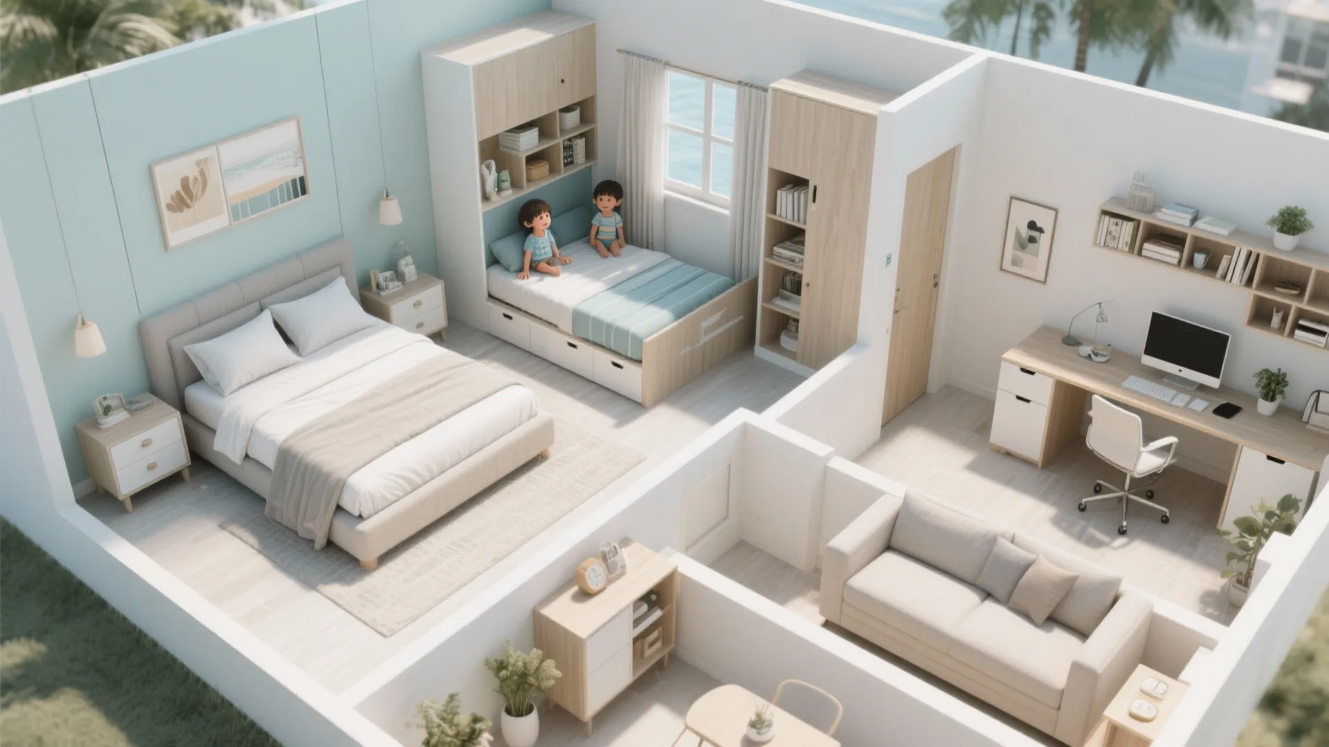 My room-by-room blueprint for 3 BHK flats in Navi Mumbai