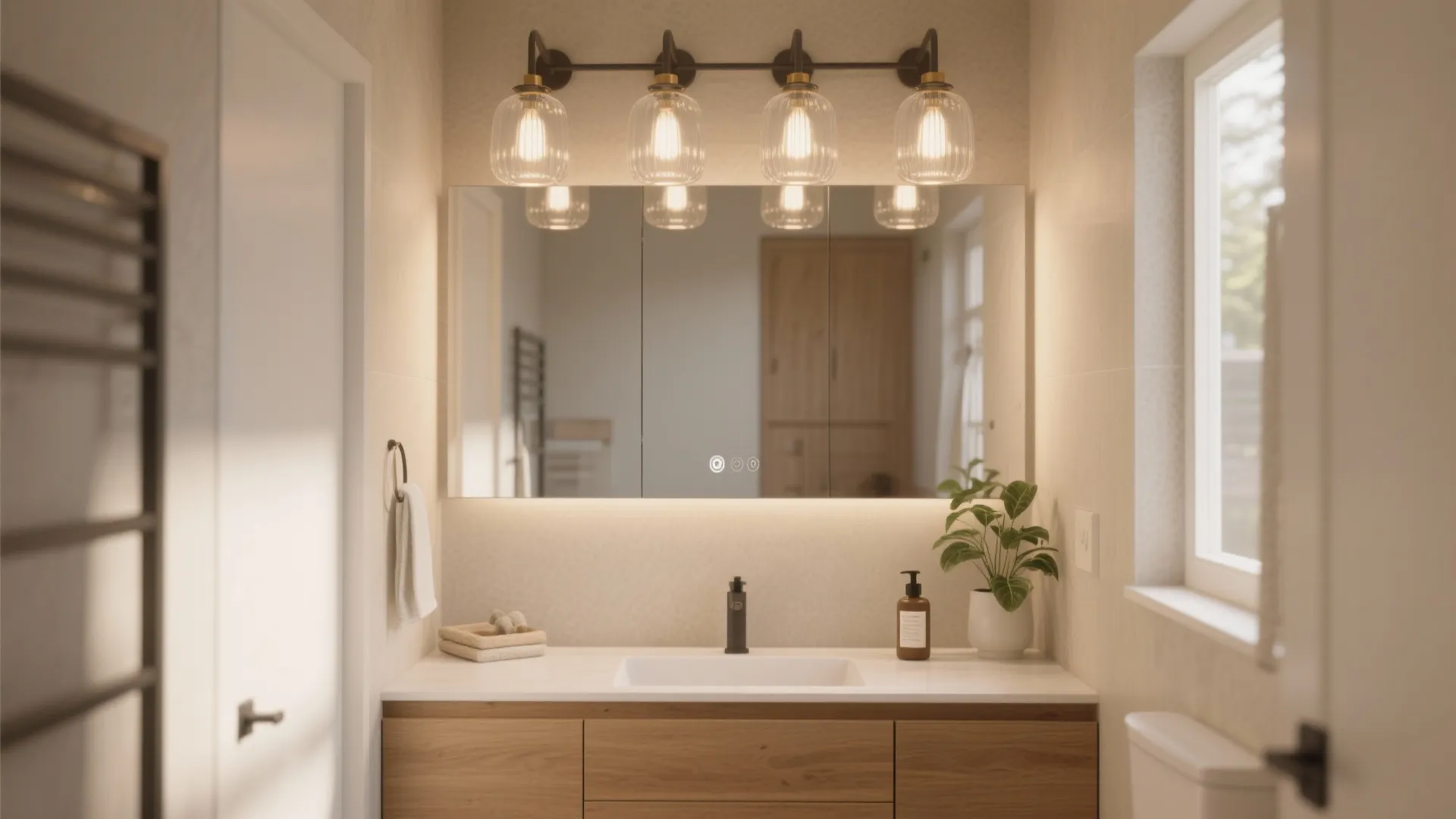 4-Light Bathroom Fixture Ideas: Five creative small-bathroom lighting ideas featuring 4-light fixtures and practical tips from a pro