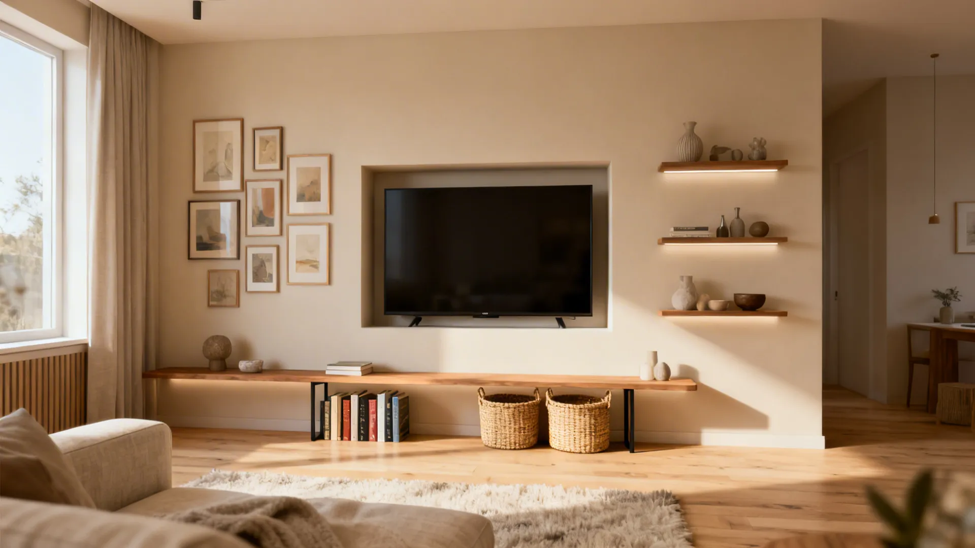 5 Smart Ways to Place a 40-Inch TV in Small Living Rooms