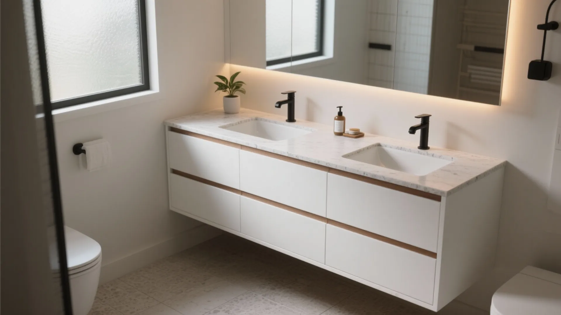 42-Inch White Bathroom Vanity Ideas: Practical and stylish design inspirations for a 42-inch white bathroom vanity in small to medium bathrooms