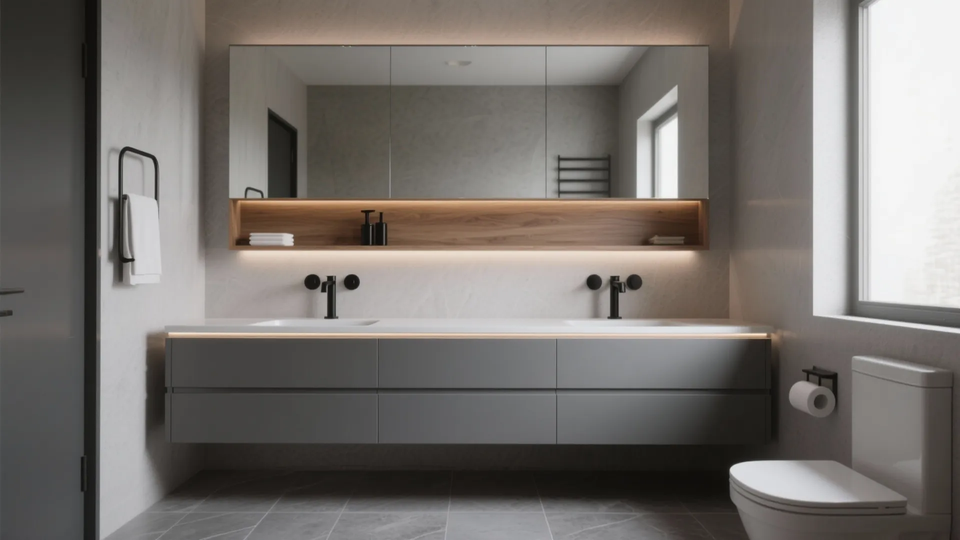 Gray Bathroom Vanity Ideas — 5 Inspo for 48-inch Spaces: Practical and stylish ways to fit a 48-inch gray bathroom vanity into small and medium bathrooms