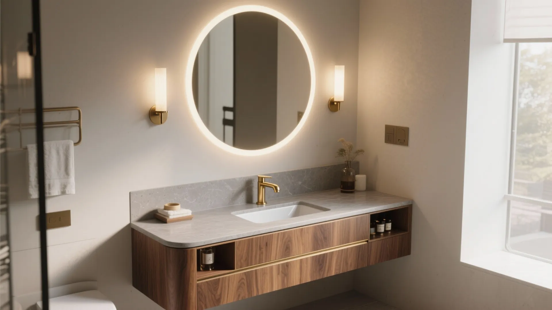 48 x 18 Inch Deep Bathroom Vanity — 5 Smart Ideas: Space-saving, practical and stylish ways to use a 48 x 18 inch deep bathroom vanity