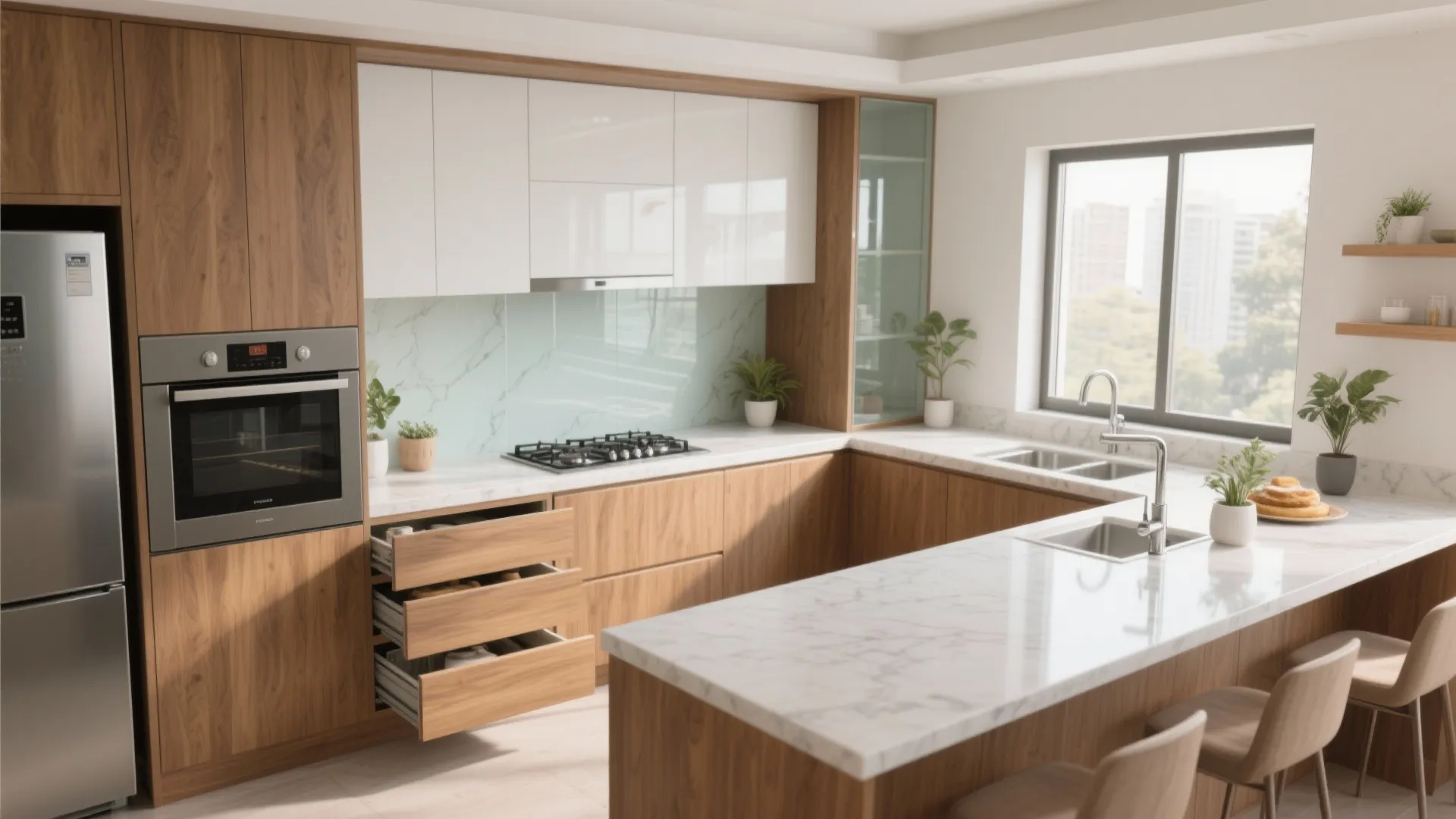 4 BHK Flat: 5 Smart Kitchen Design Ideas: Small-space creativity for a 4 BHK flat kitchen with real-world tips, costs, and SEO-backed insights