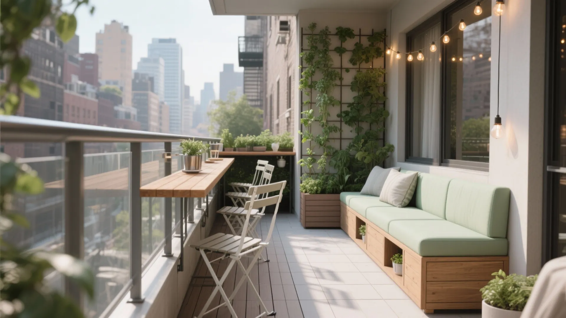 4 Feet Balcony Design: 5 Smart Ideas That Work: How I turn tiny balconies into daily joy zones with foldables, vertical green, and clever light—backed by codes, data, and real projects