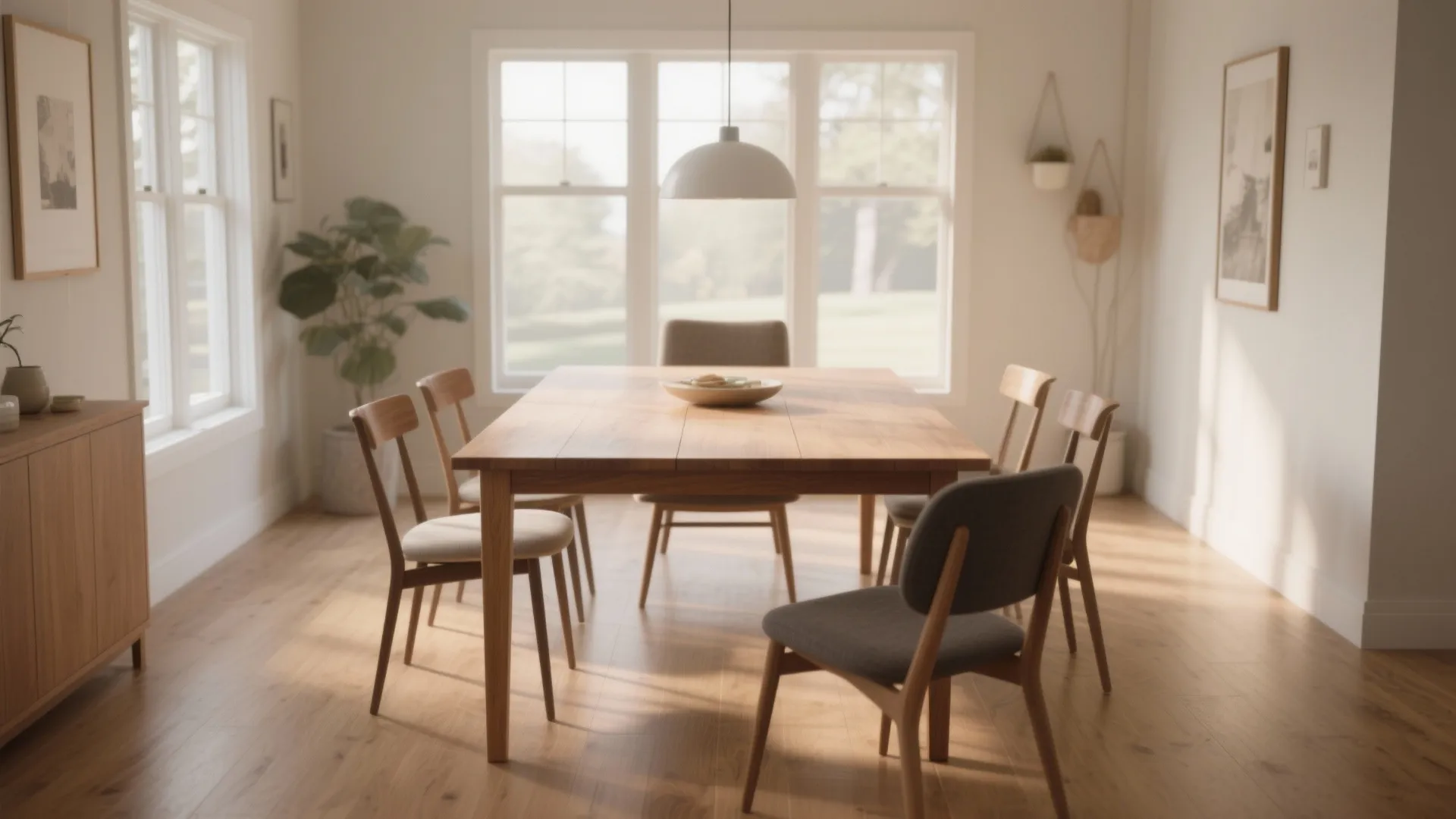 54 x 54 Square Dining Table — Standard Height (30 in): How I sized a 54 x 54 dining table for comfort, circulation and style