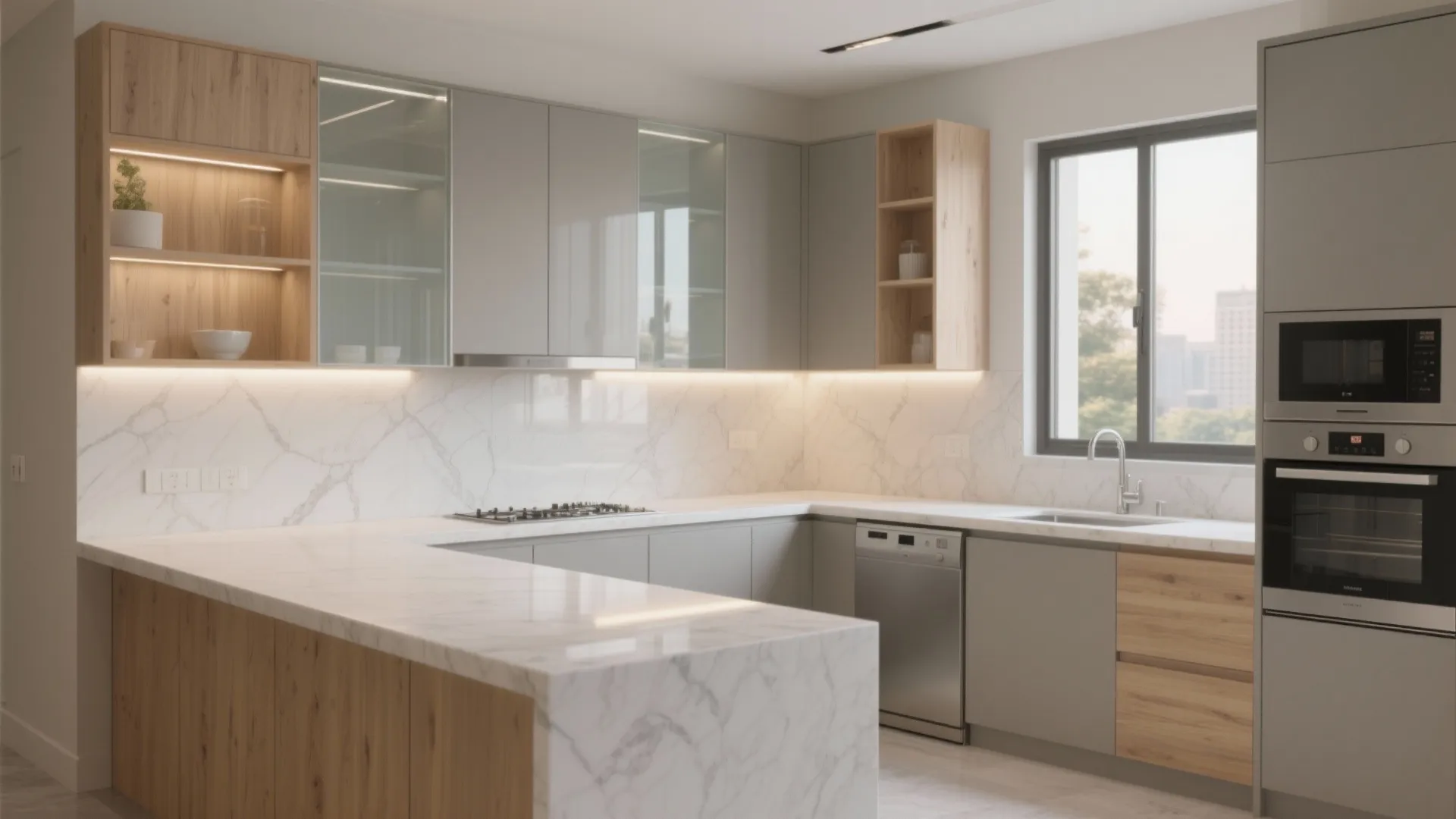 5 BHK Apartment: 5 Smart Kitchen Design Ideas That Work: Small spaces spark big ideas—my 5 proven kitchen inspirations for a 5 BHK apartment