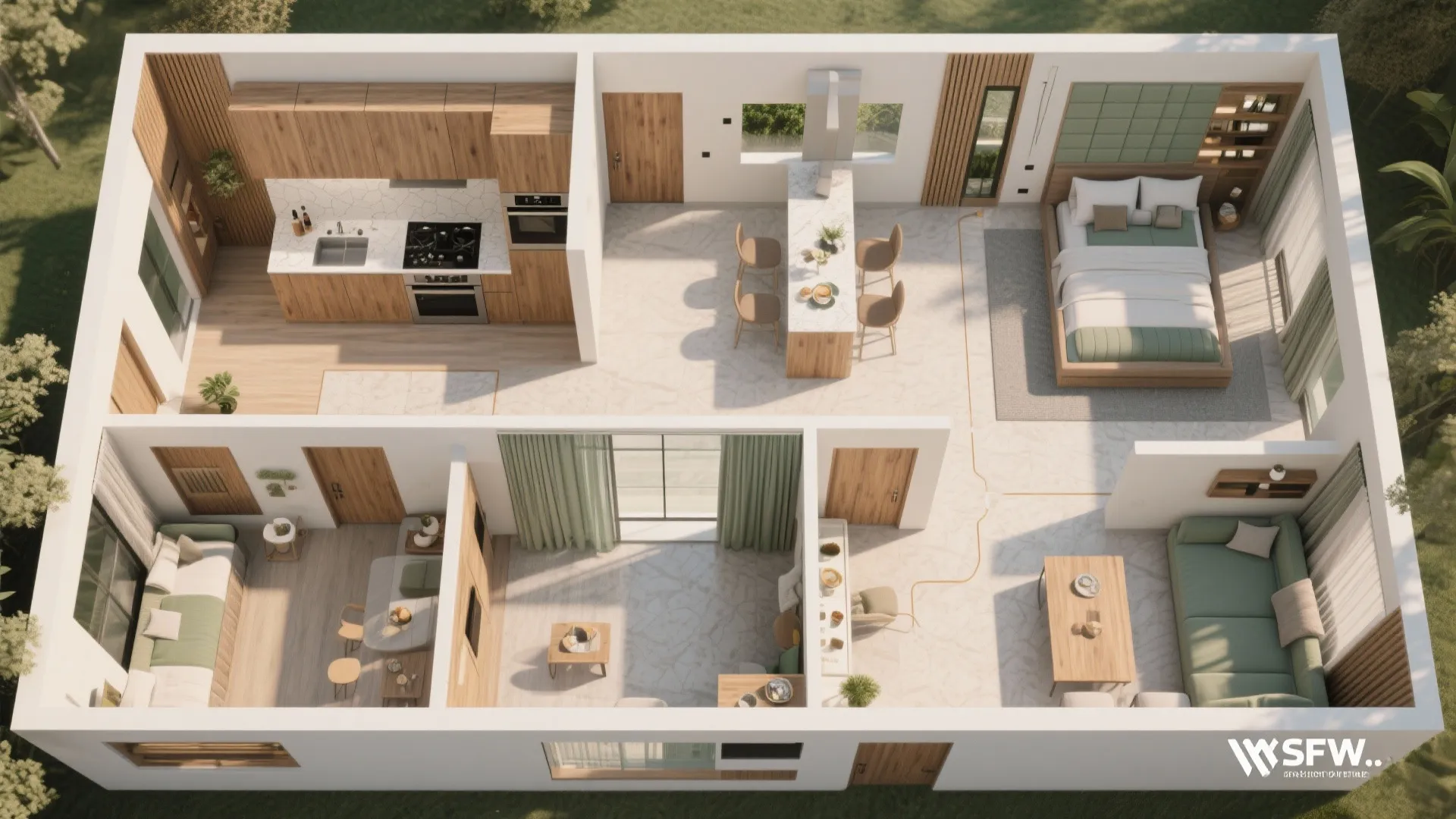 Putting It All Together: Zoning Your 5 BHK