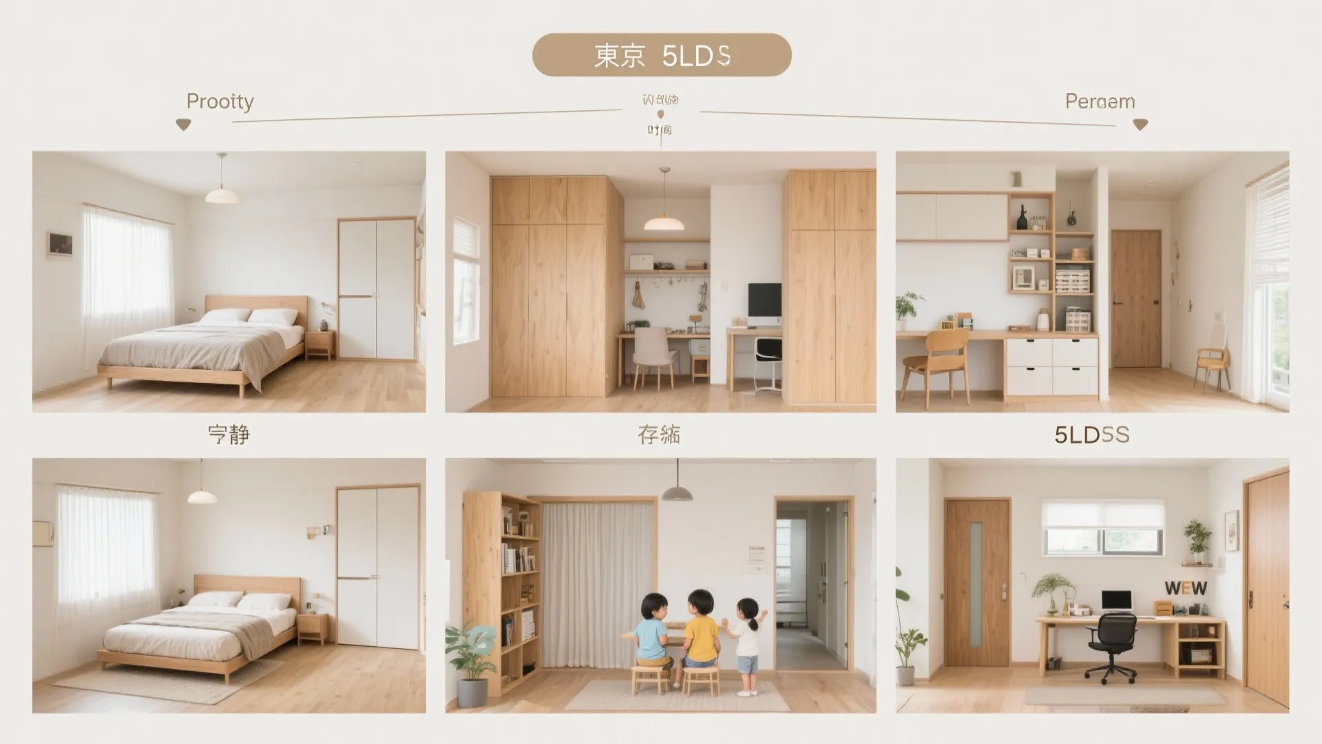 Tips 3: 5つの個室は「用途の優先順位」を数値化（東京／動線規画／収納技巧）