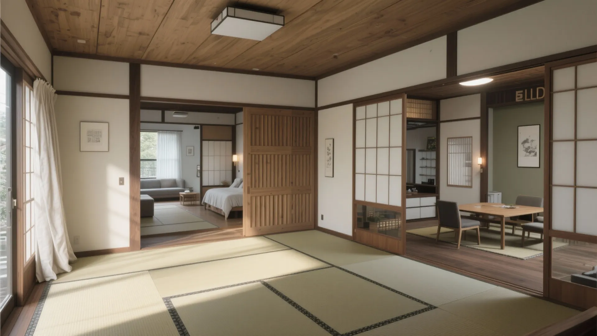 Tips 5: 個室は“用途×音”でゾーニング（日式风格×5LDK）