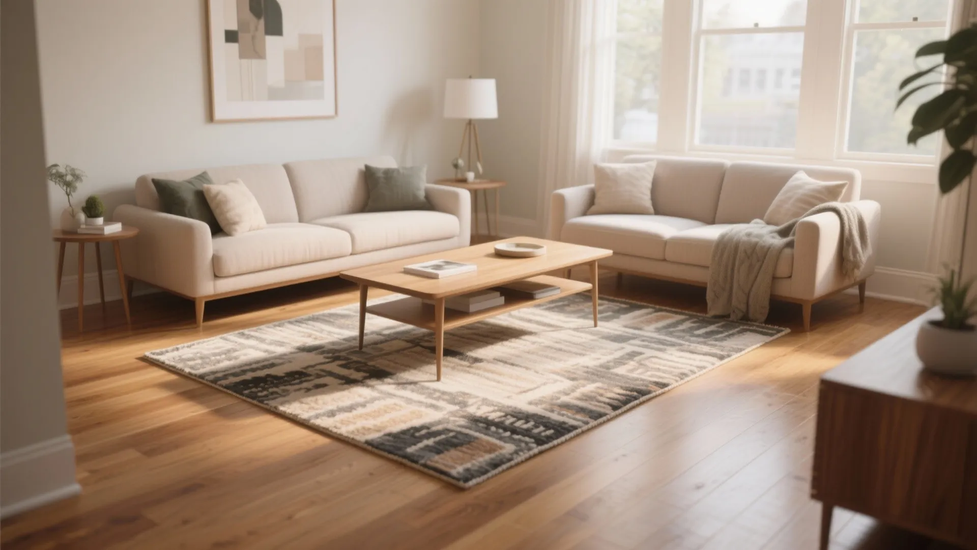 9. 5x8 Accent Rug for Layering or Minimal Zones