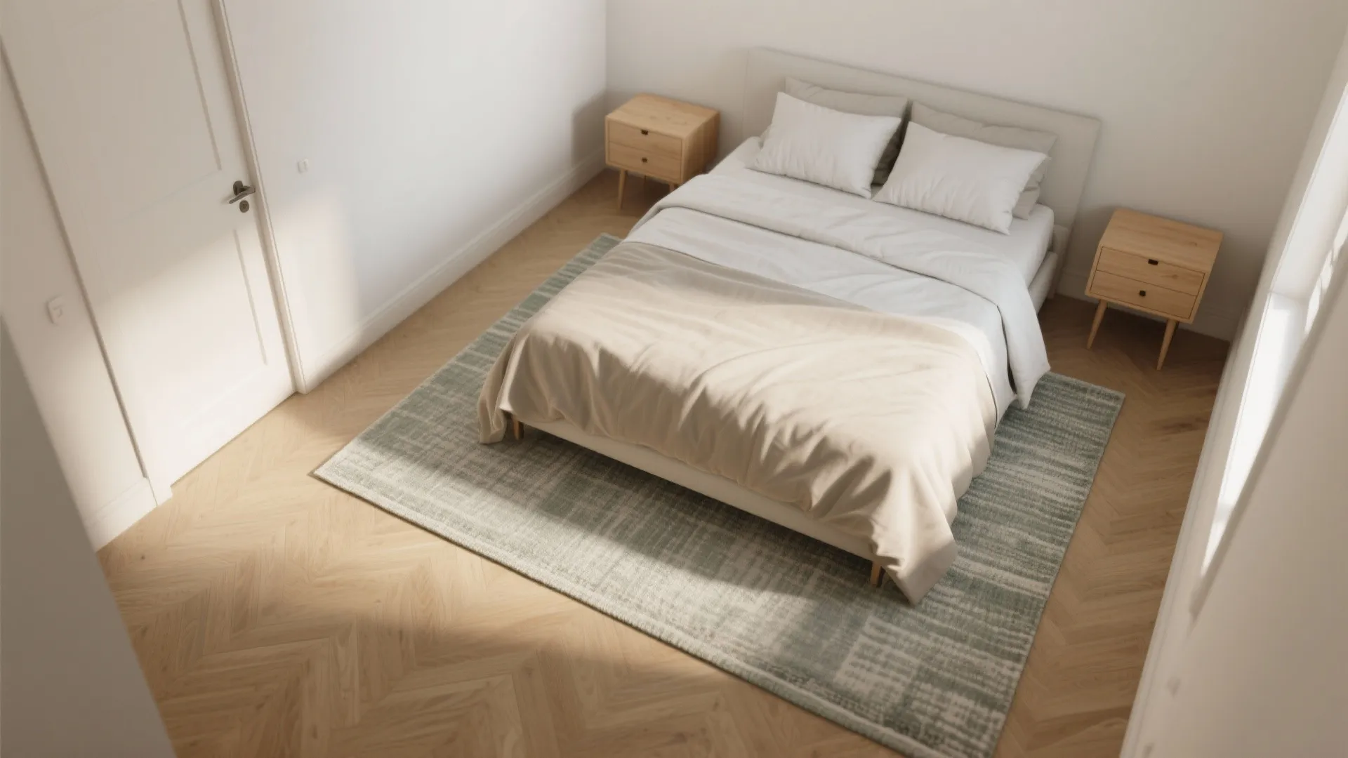 5'x8' Perpendicular Placement (Rotate for Reach)