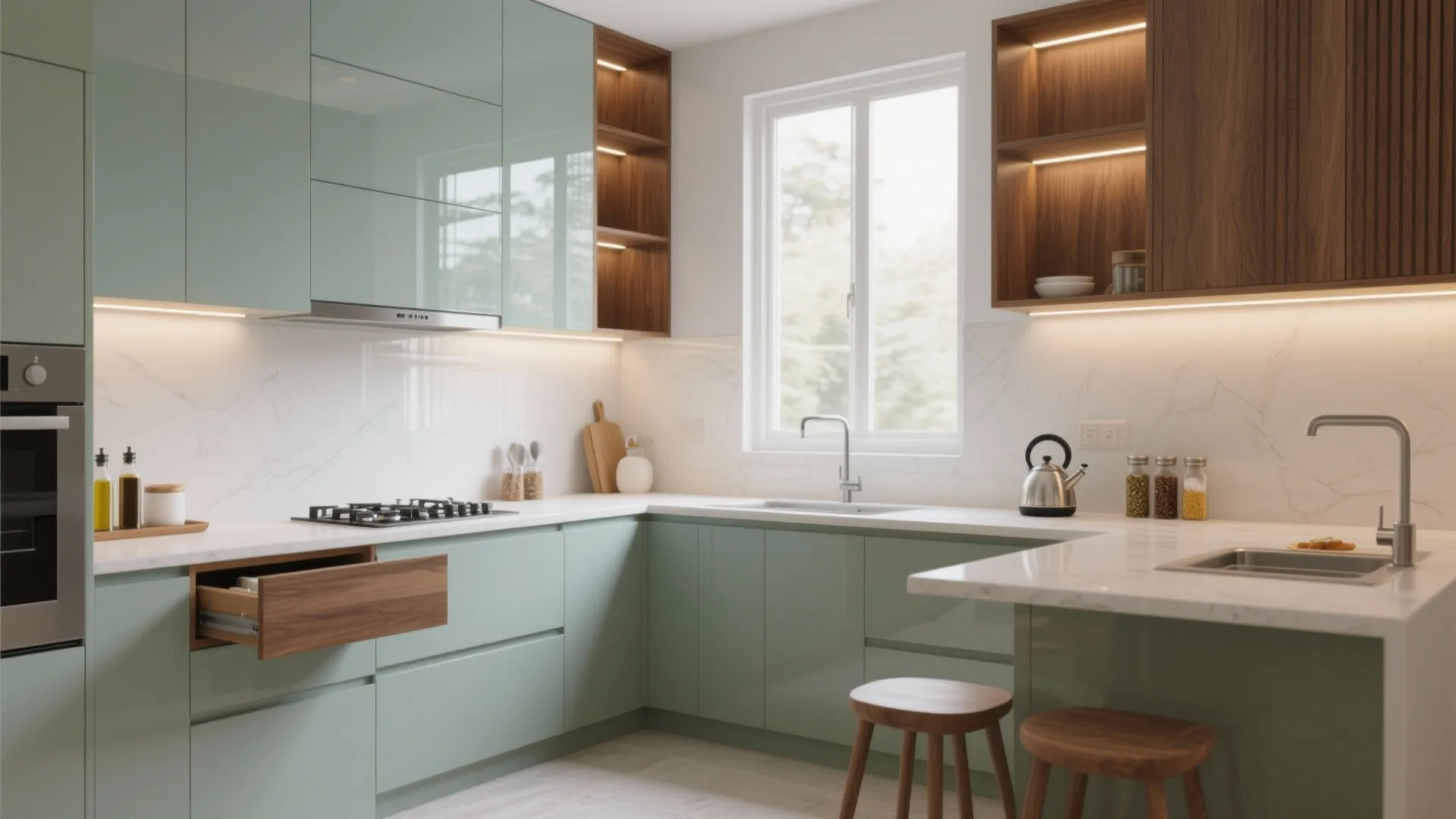 6 BHK Home Design: 5 Ideas for Smart Small Kitchens: Senior interior designer’s guide to 6 BHK home design with five kitchen inspirations that scale across big homes yet fit small spaces