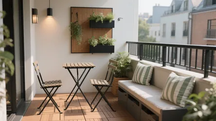 6-Foot Balcony Design: 5 Smart Ideas
