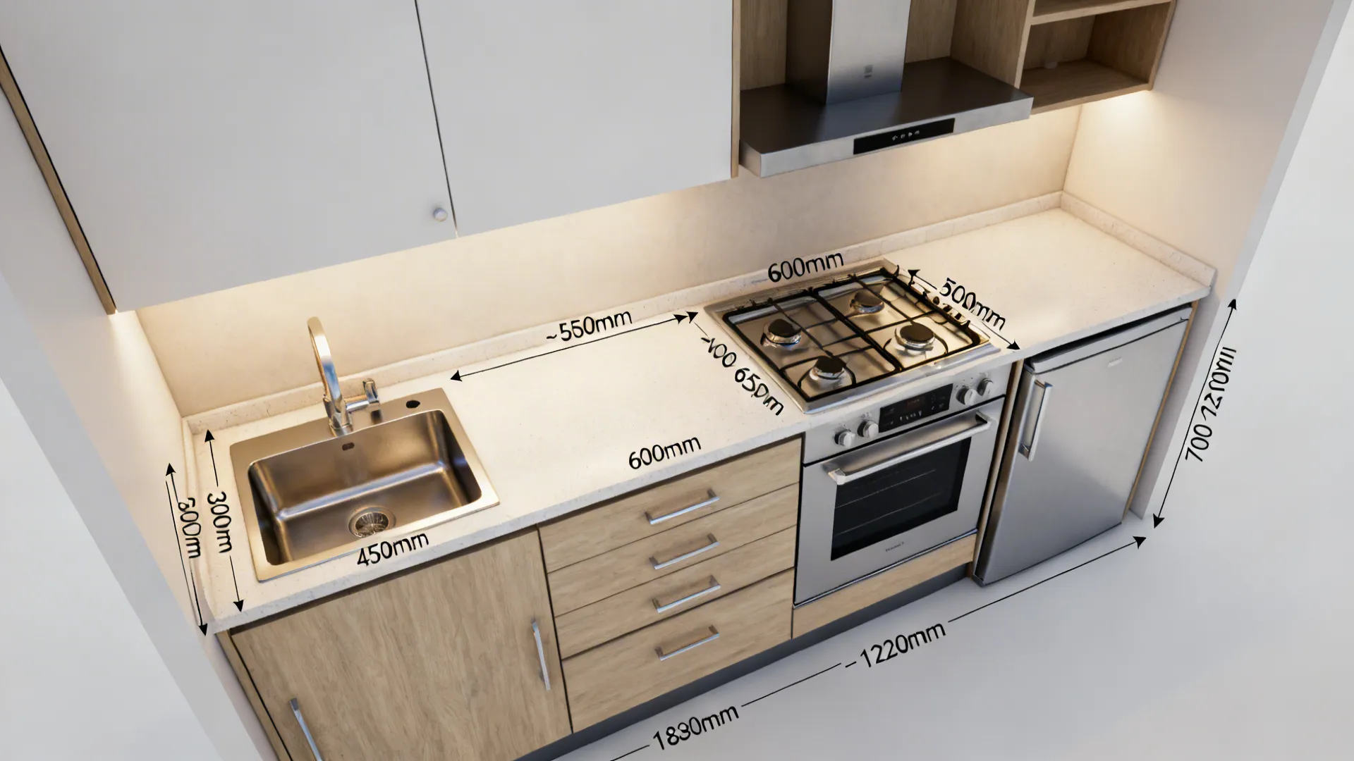 Detailed 6ft x 4ft Micro Plan (Sample Dimensions)