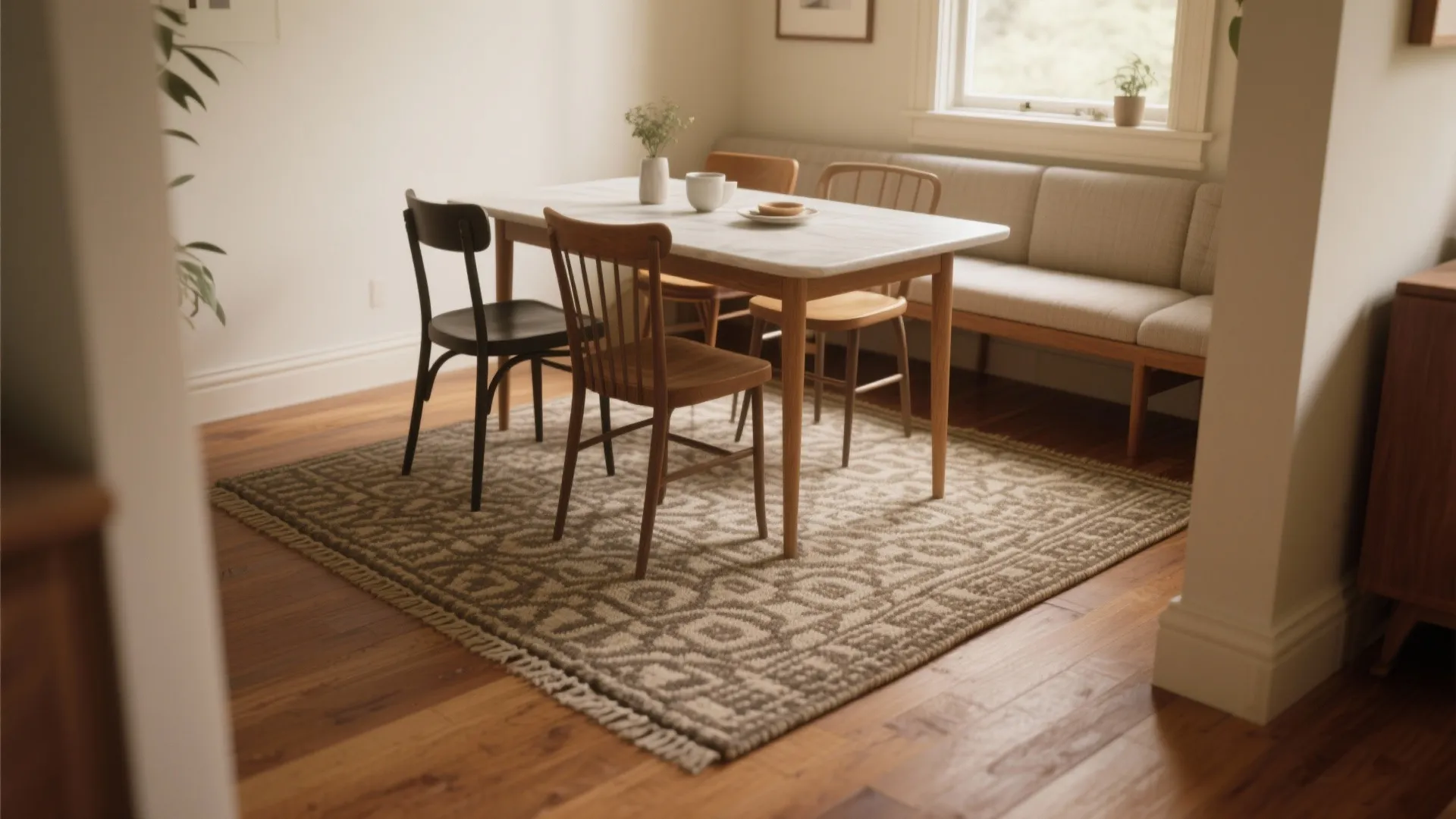 6x8 ft Area Rugs for Dining Room — 5 Ideas: Practical, stylish ways to use a 6 x 8 ft area rug in a small dining space