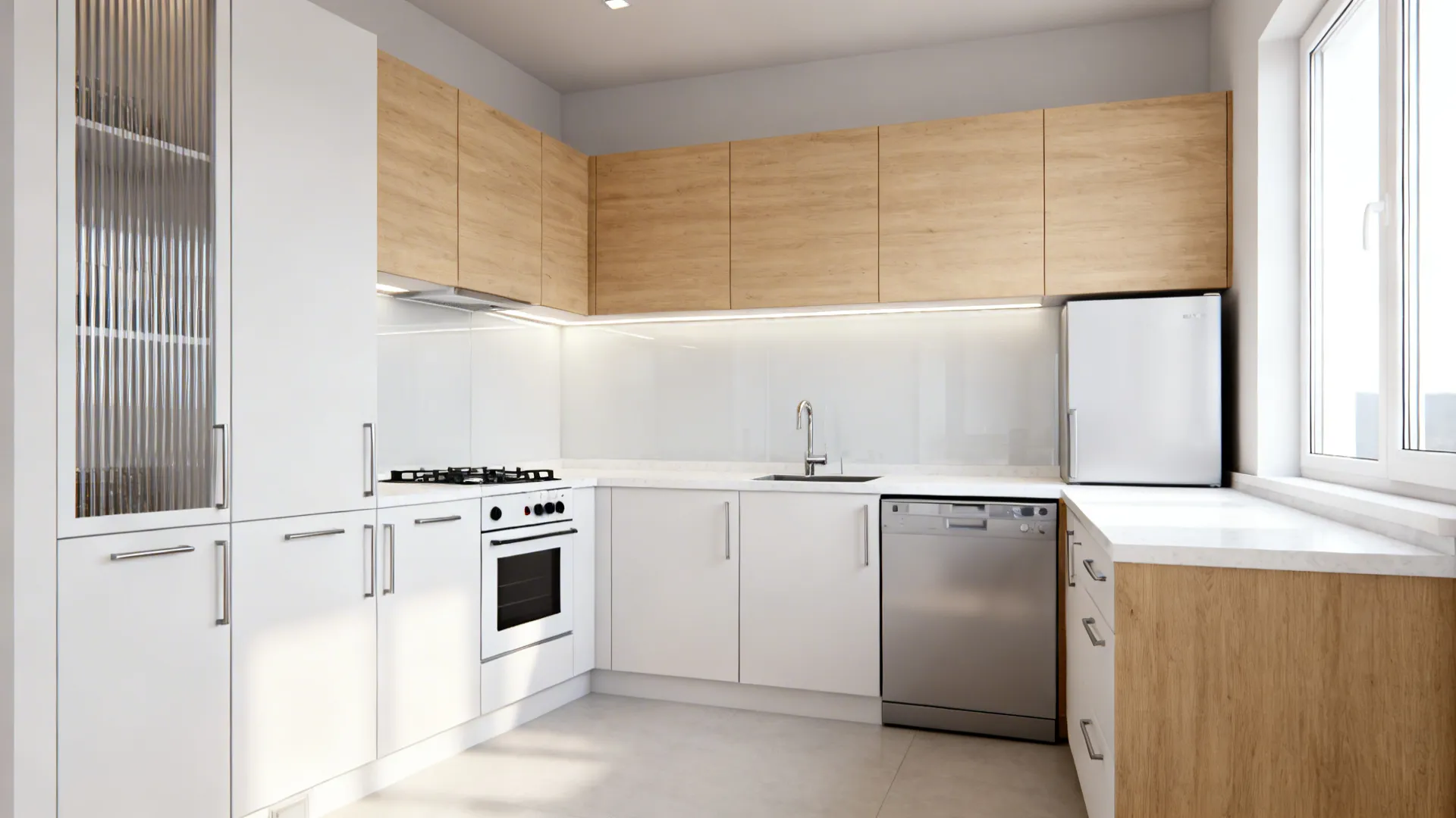 Modular Kitchen Design for a 6 x 8 Space: 5 Smart Ideas