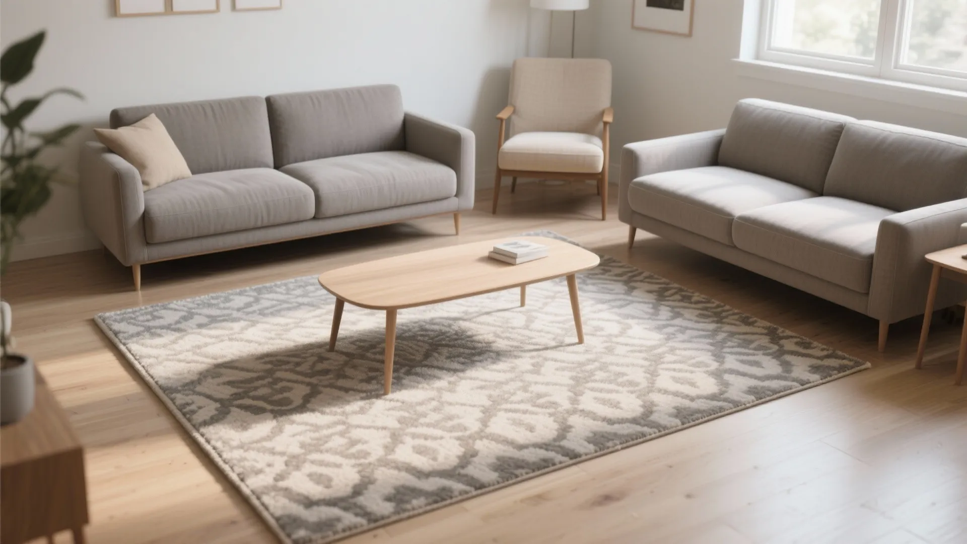 2) 6x9 for “sofa-plus-chair” balance