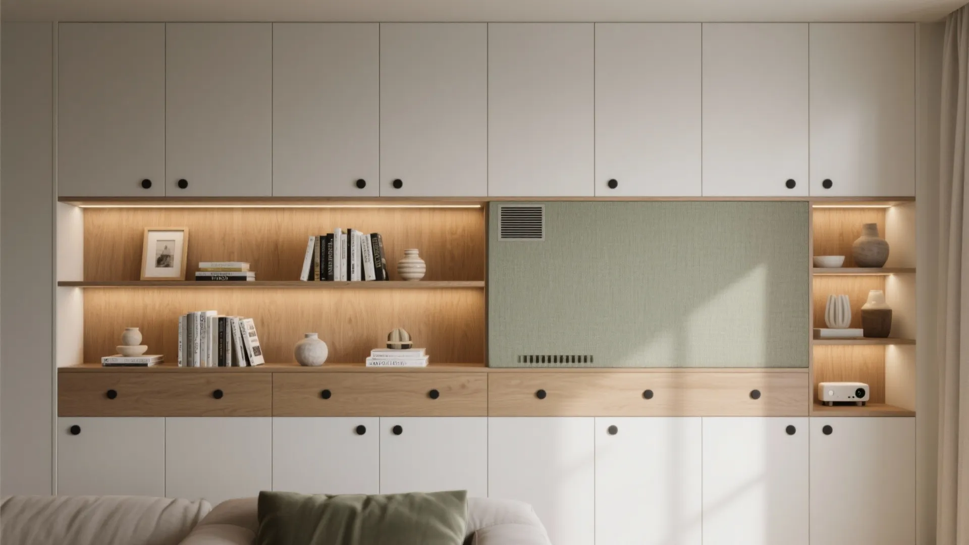 The 70/30 Mix: Closed Storage Meets Open Display