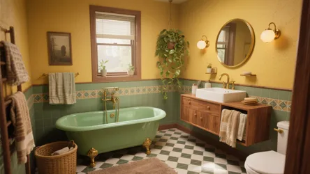 70s Bathroom Decor: 5 Retro Ideas